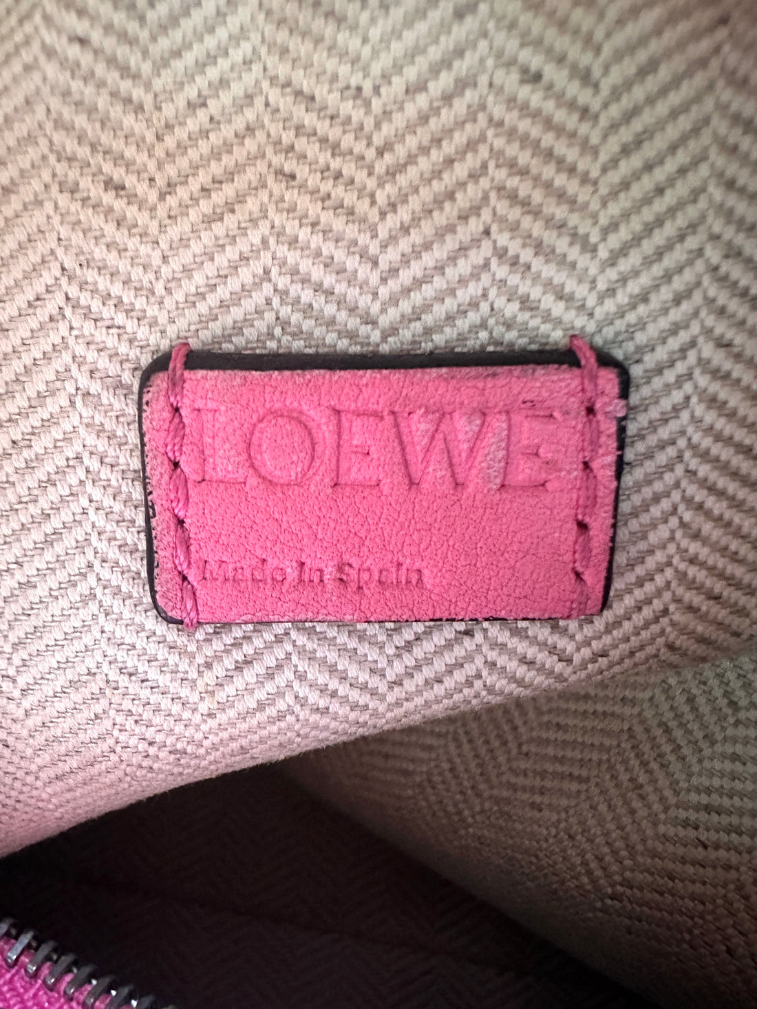 Loewe Mini Puzzel Bag Pink LW31