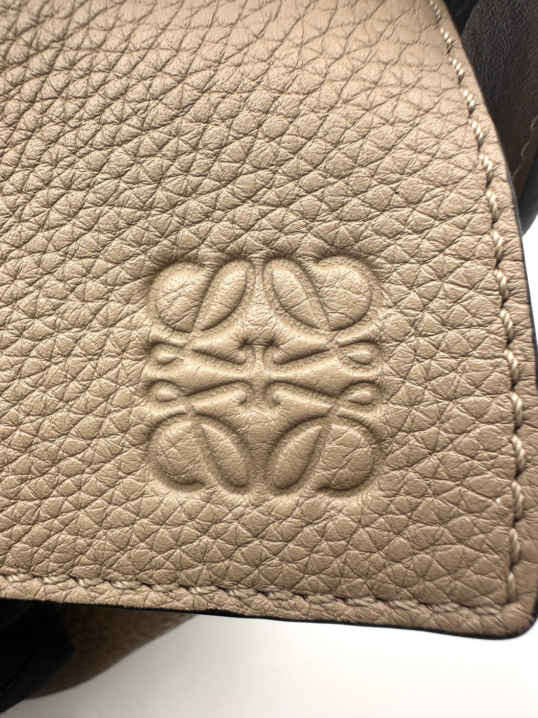 Loewe Puzzle Small Top-Handle Bag in Taupe Calfskin Leather LW27