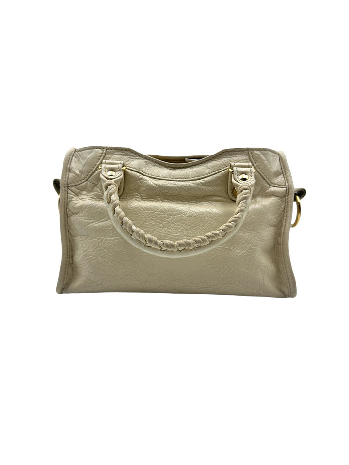Balenciaga Mini City Crossbody Bag Light Beige BB35