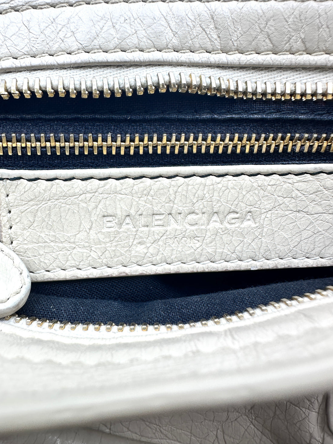 Balenciaga Mini City Crossbody Bag Light Beige BB35