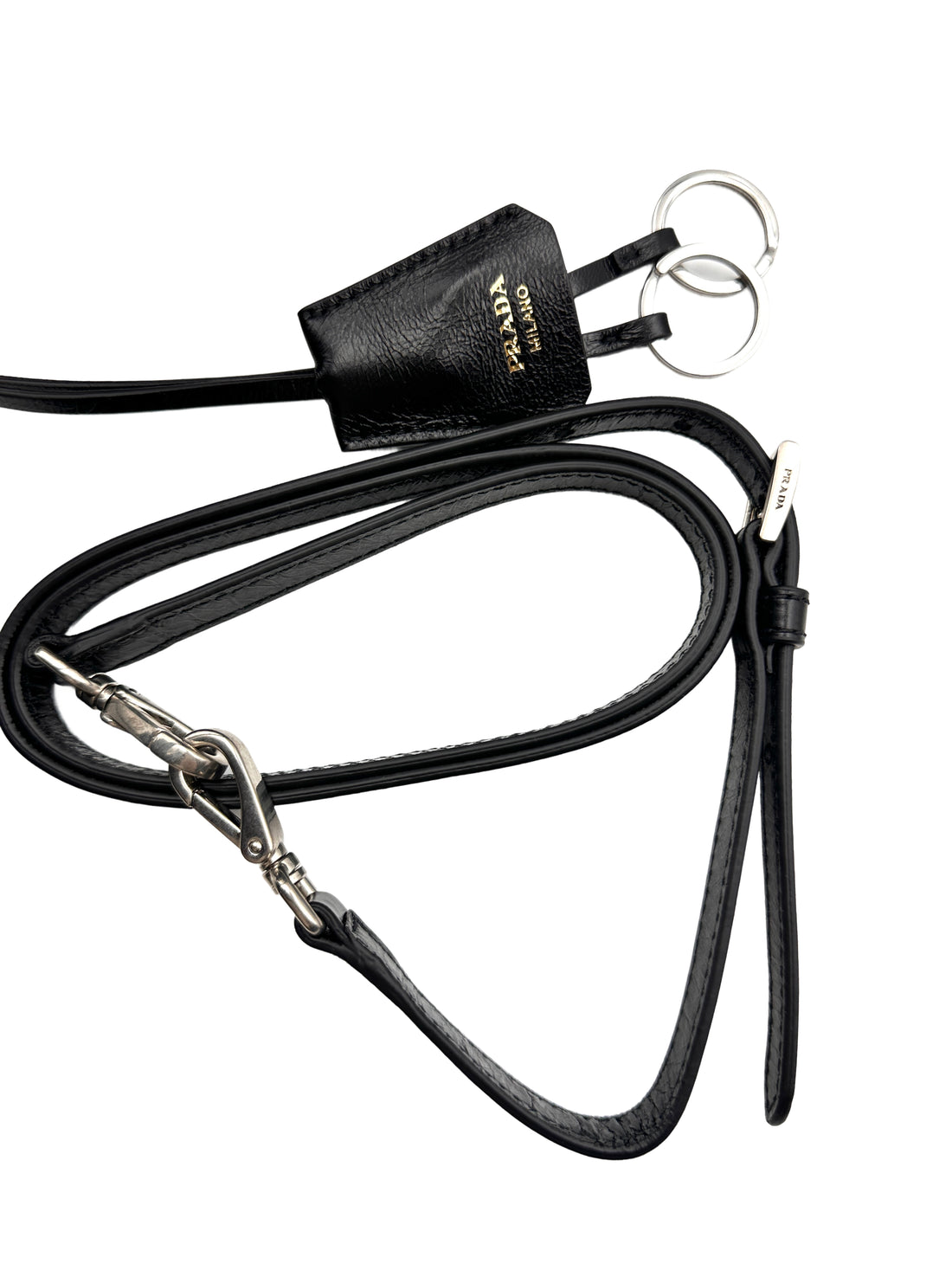 Prada Soft Sound Black Medium Leather shoulder Bag PR131