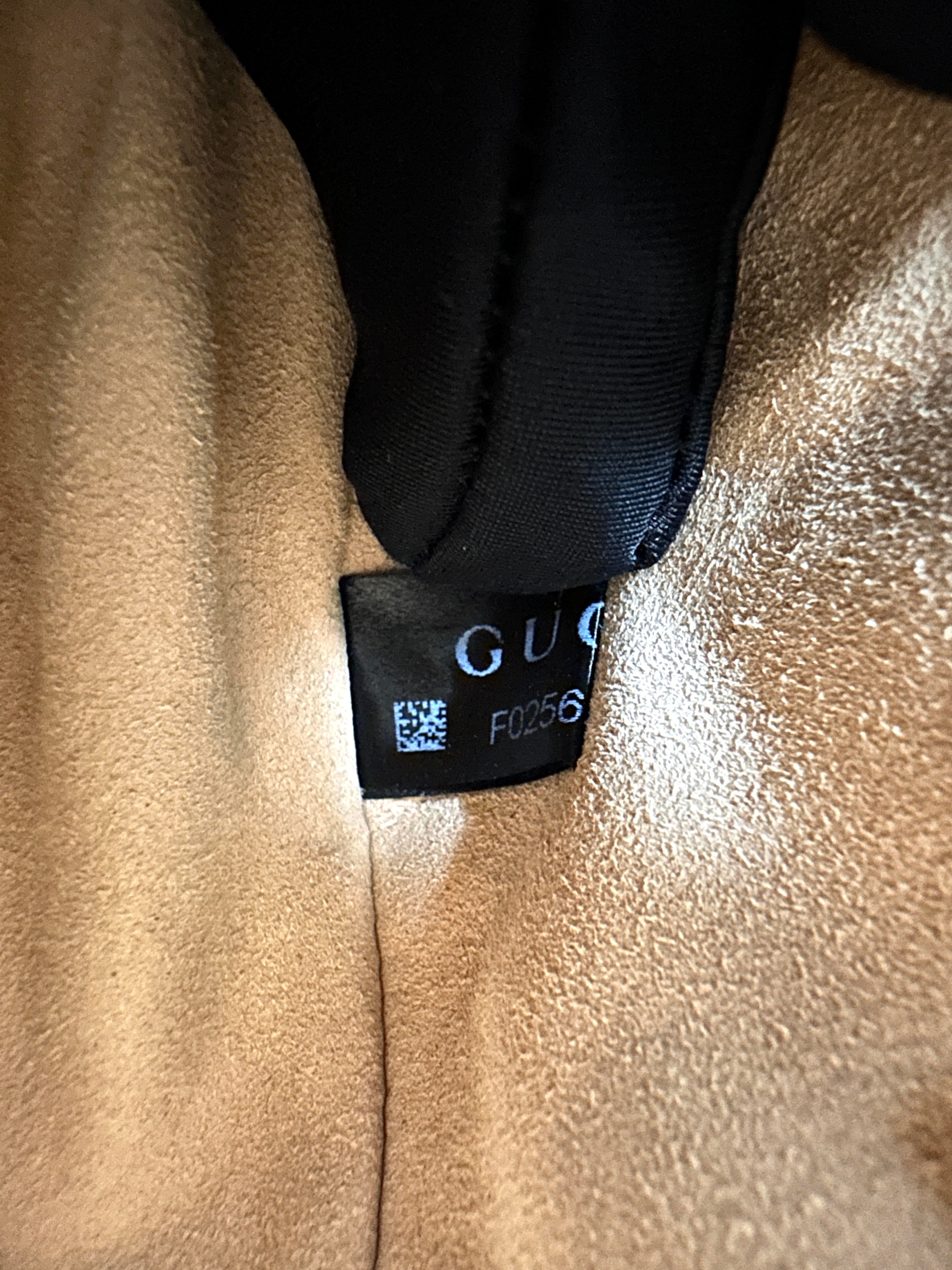 Gucci Chevron-quilted leather Marmont belt bag Beige gg452