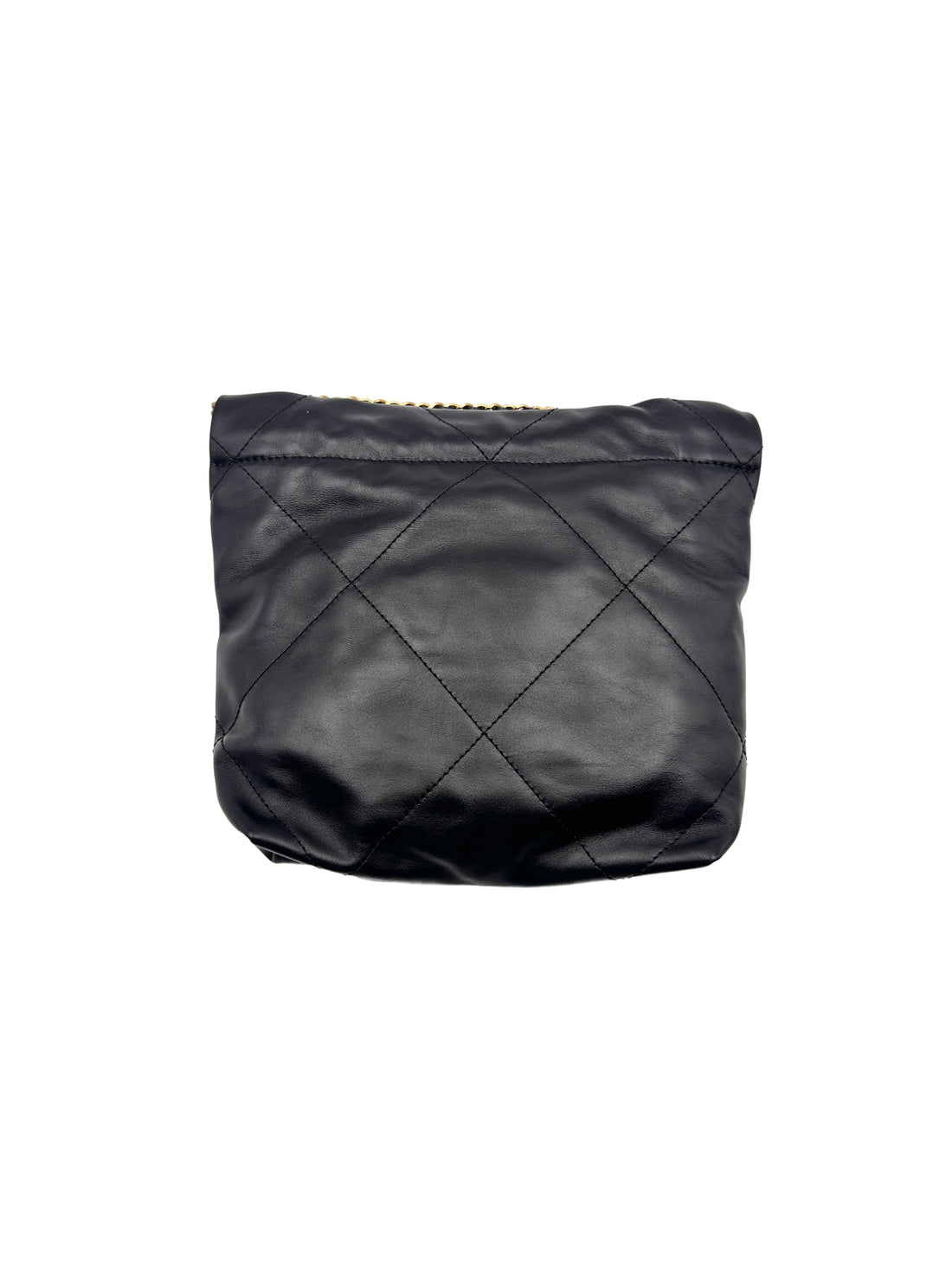 Chanel Quilted Calfskin 22mini Black Microchip