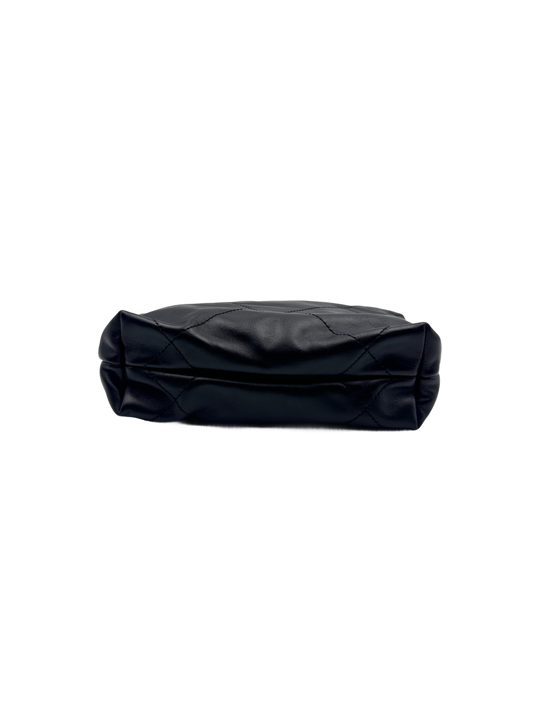 Chanel Quilted Calfskin 22mini Black Microchip