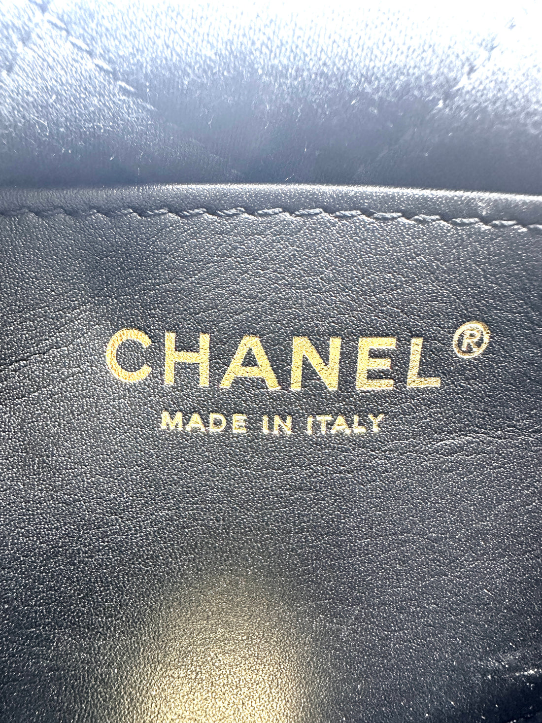 Chanel Quilted Calfskin 22mini Black Microchip