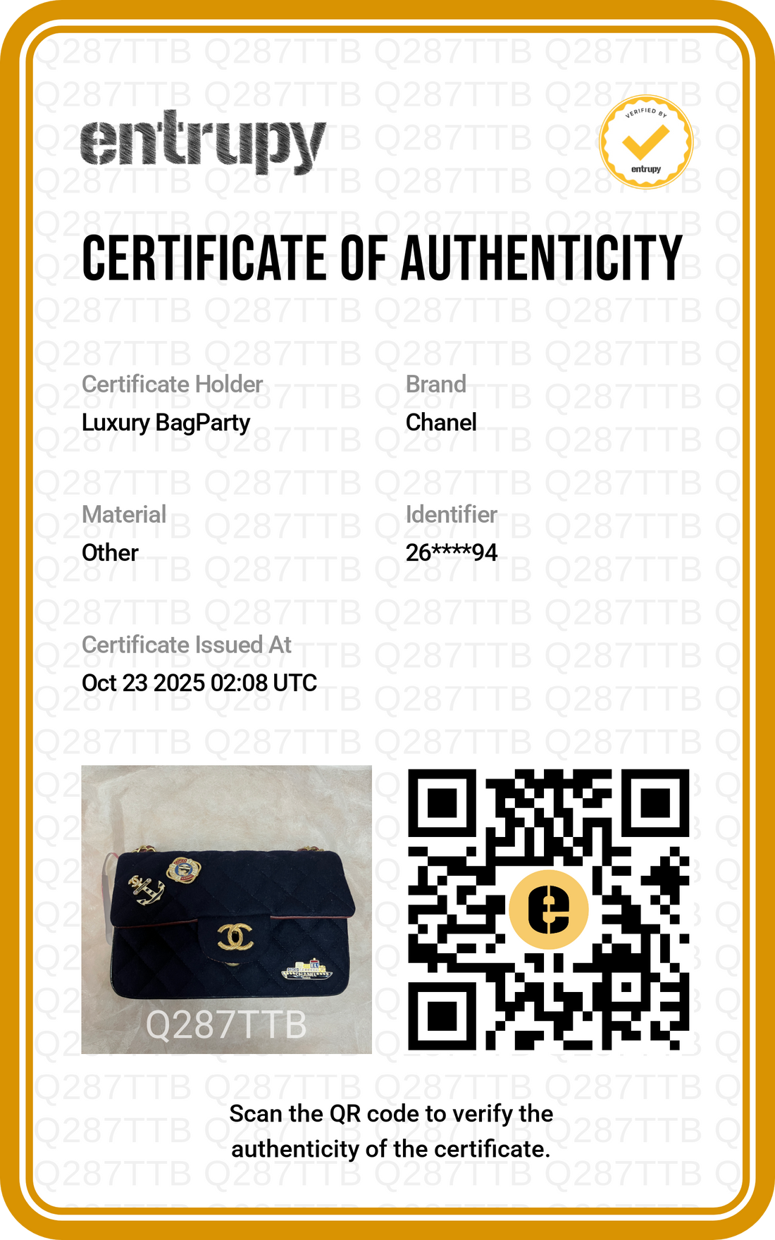 Chanel Mini Rectangular Felt Paris-Hamburg Charms Flap Crossbody Bag CC644
