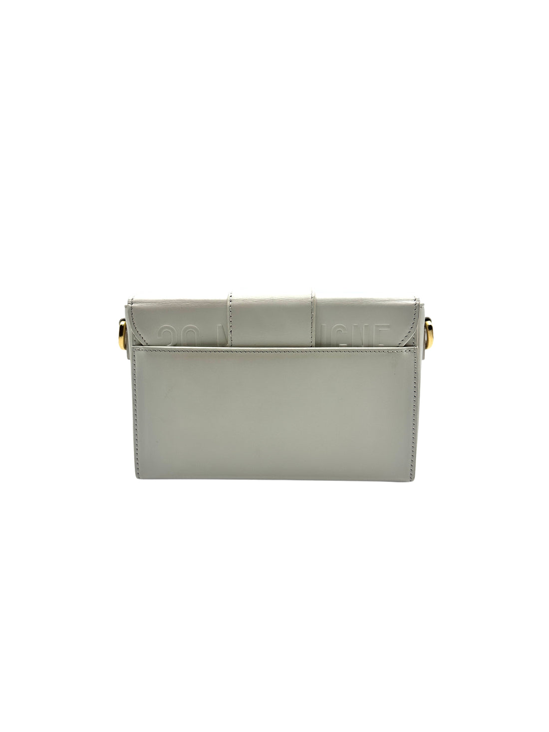 Christian Dior Calfskin 30 Montaigne Bag White Gold Hardware DR288