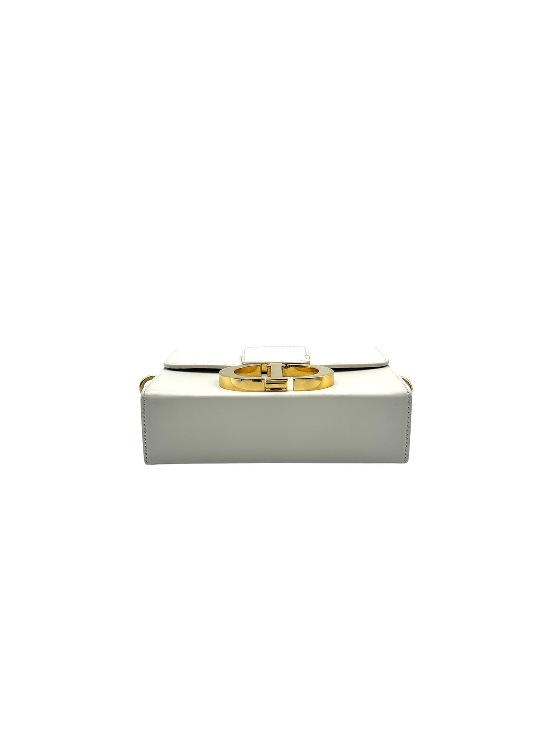 Christian Dior Calfskin 30 Montaigne Bag White Gold Hardware DR288