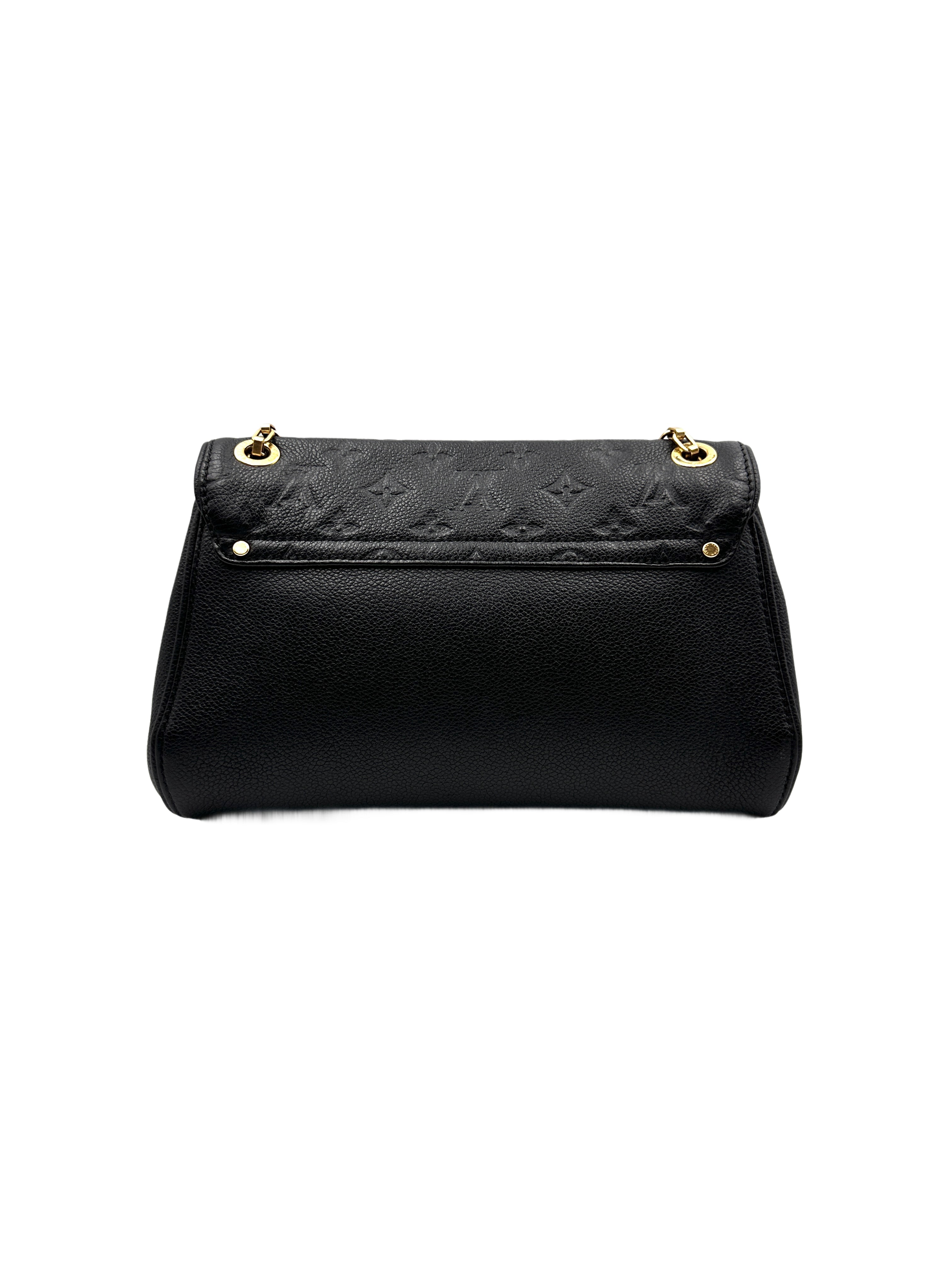 Louis Vuitton Monogram Empreinte leather Saint Germain MM bag Black LV1226
