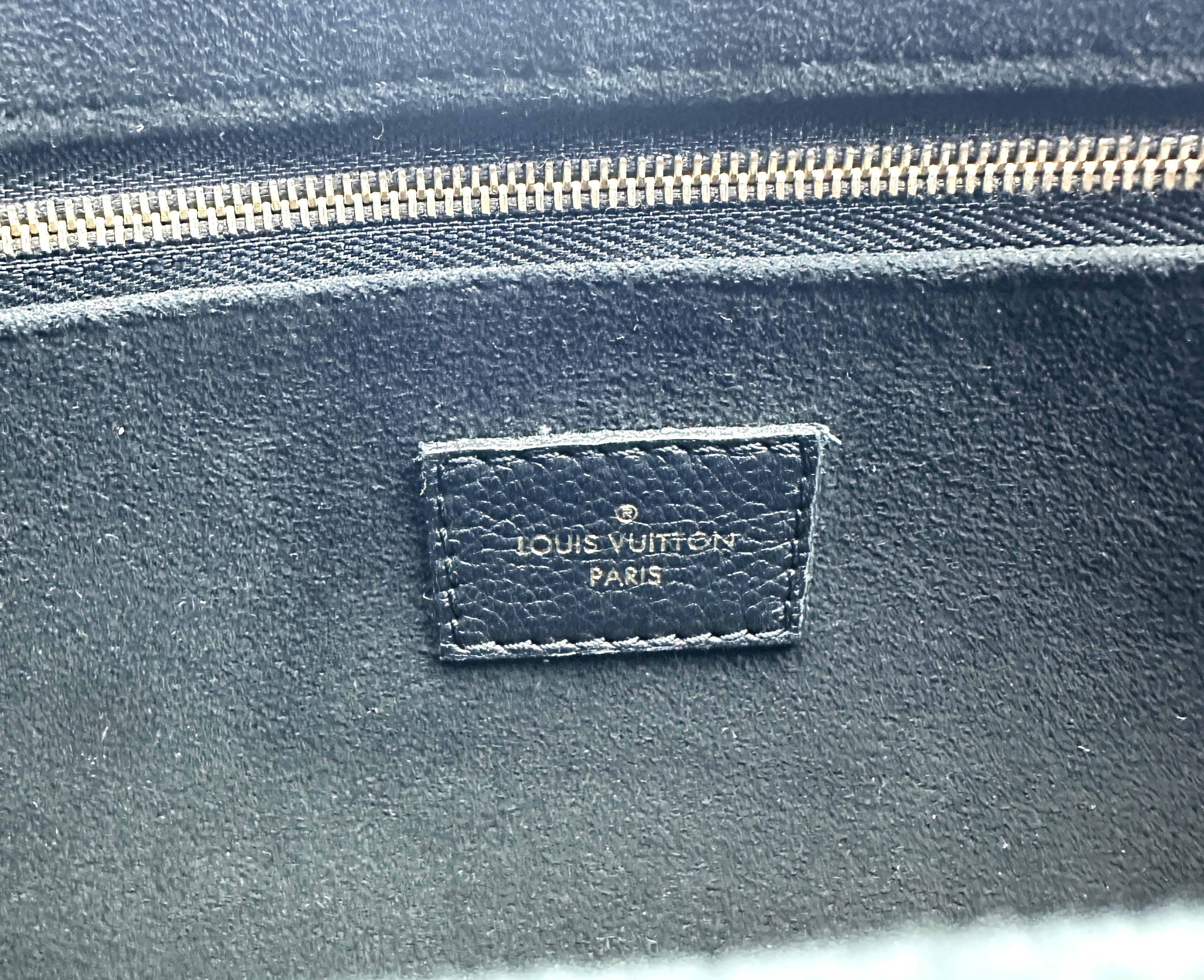 Louis Vuitton Monogram Empreinte leather Saint Germain MM bag Black LV1226