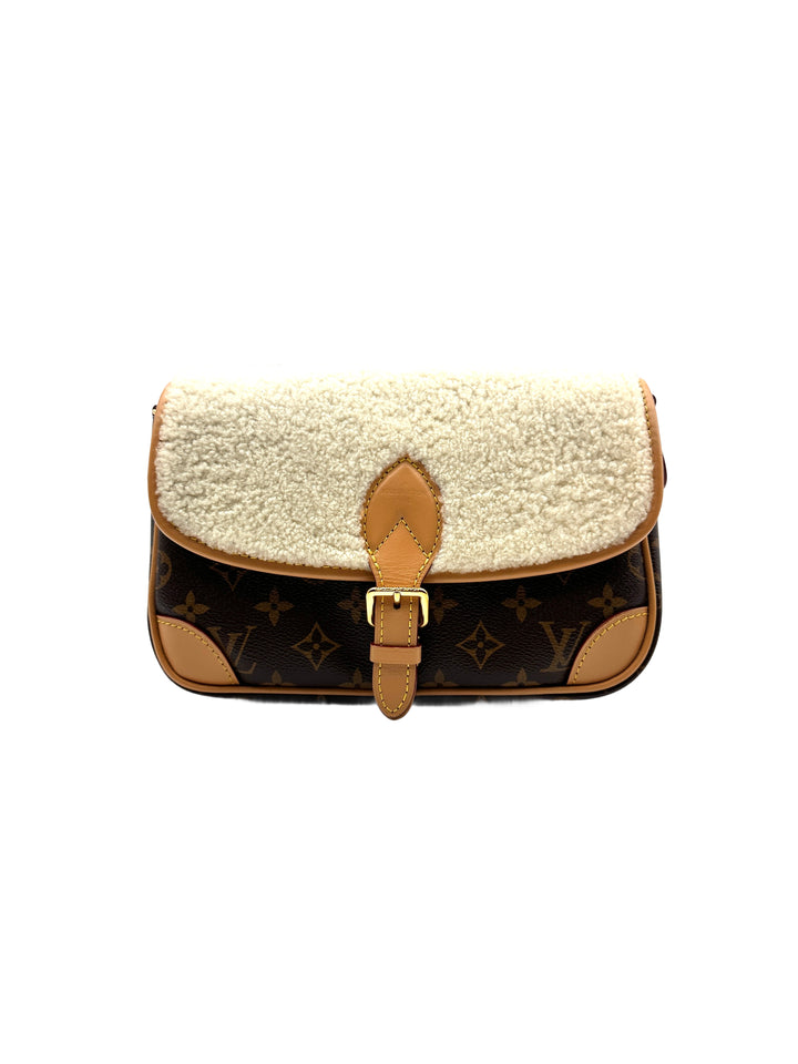 Louis Vuitton Cashmere Monogram Diane Shoulder Bag lv1247