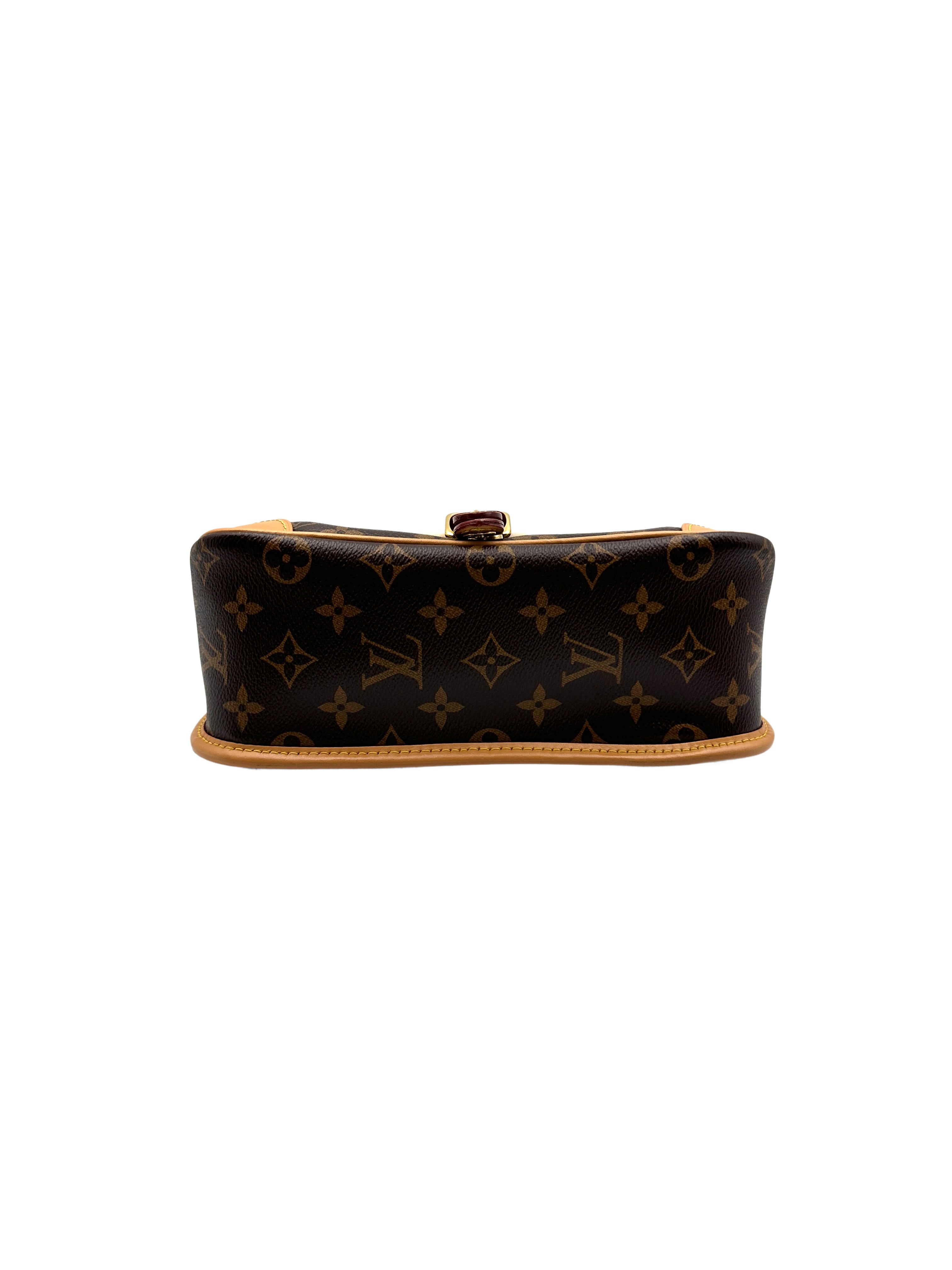 Louis Vuitton Cashmere Monogram Diane Shoulder Bag lv1247