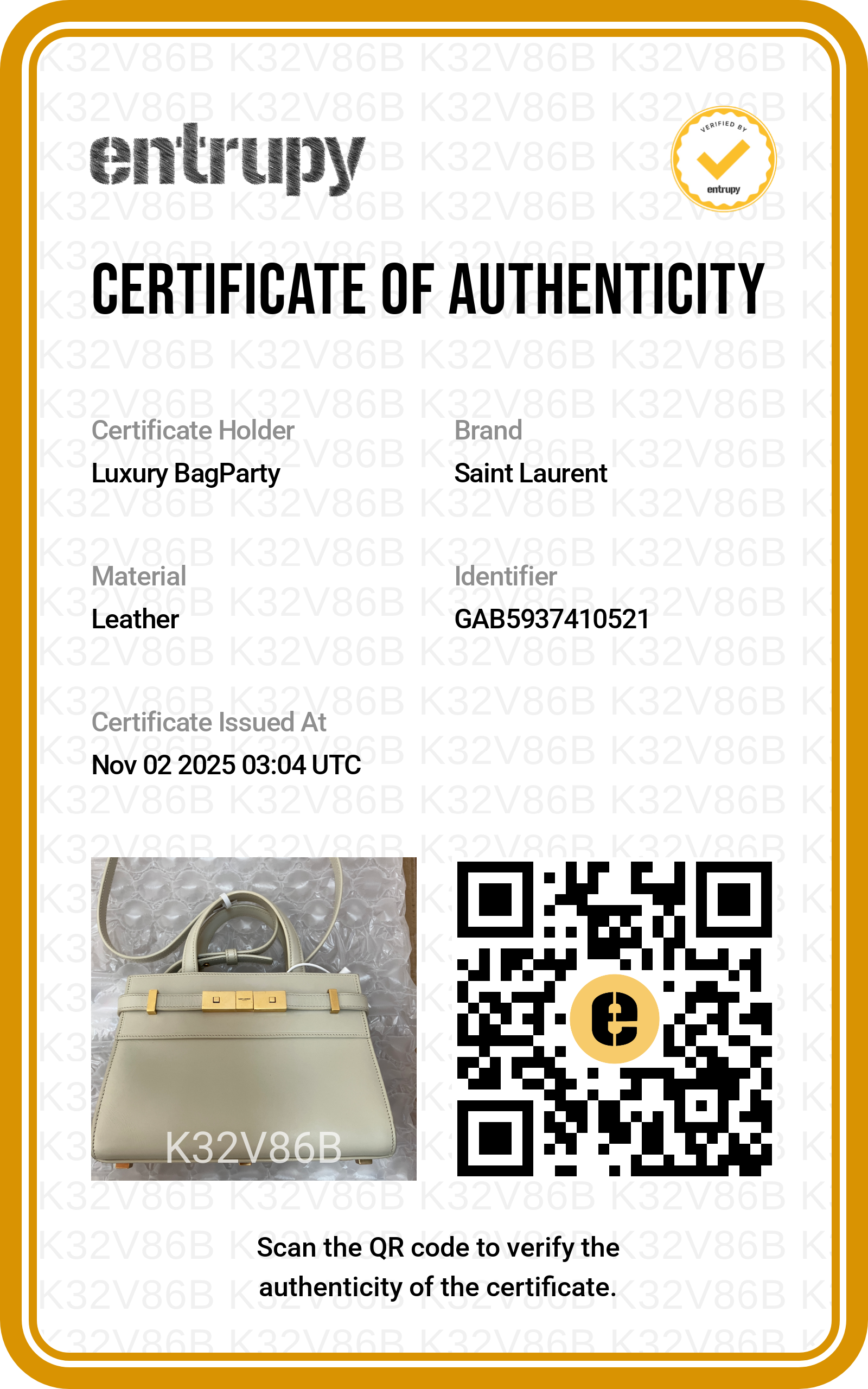 Saint Laurent Manhattan Leather Nano tote white SL124