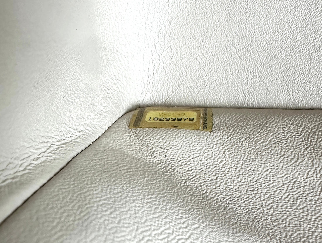 Chanel Classic Double Flap Bag Quilted Striped Canvas Medium CC714