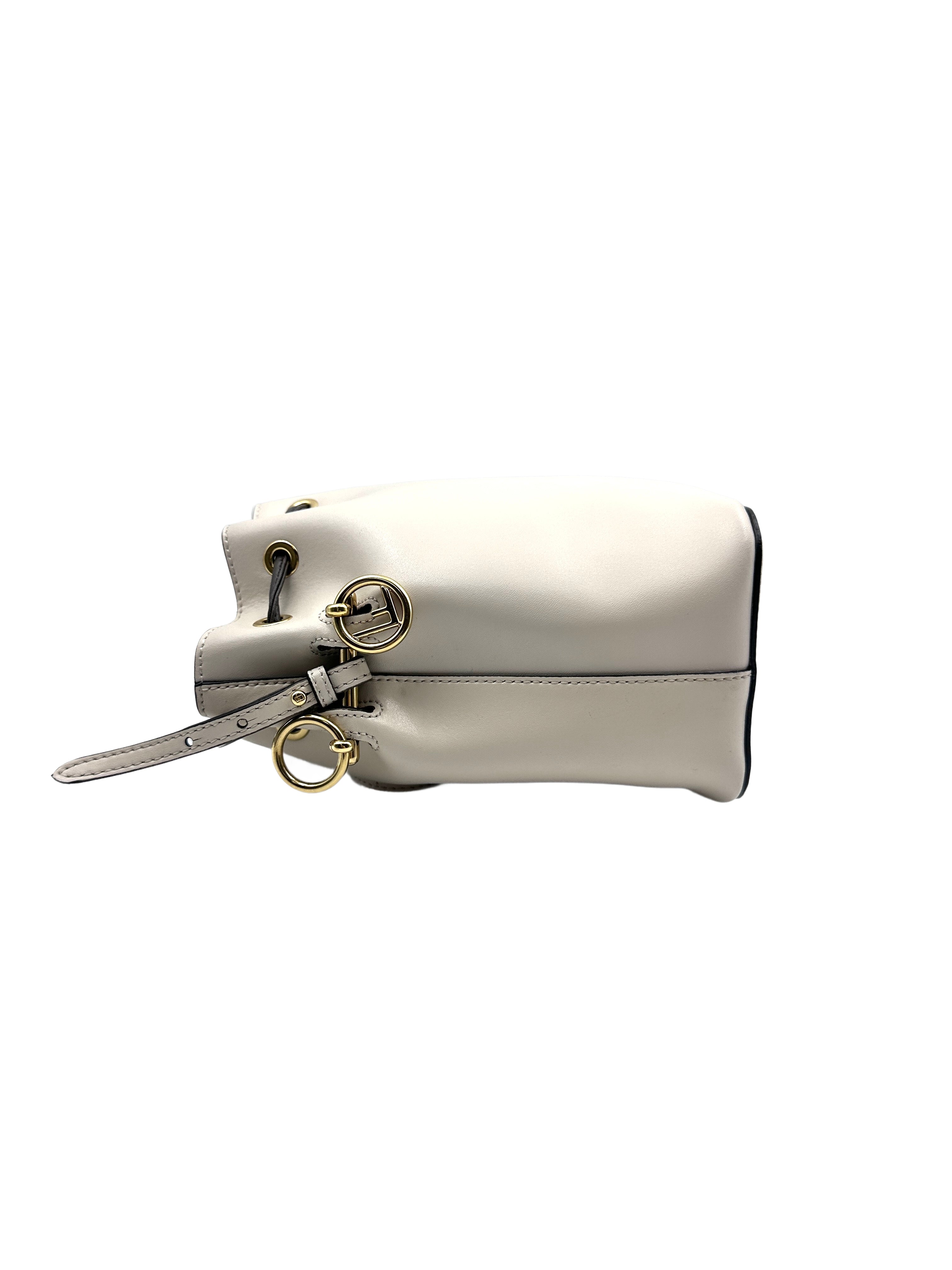Fendi Off-white leather Mon Tresor bucket ff54
