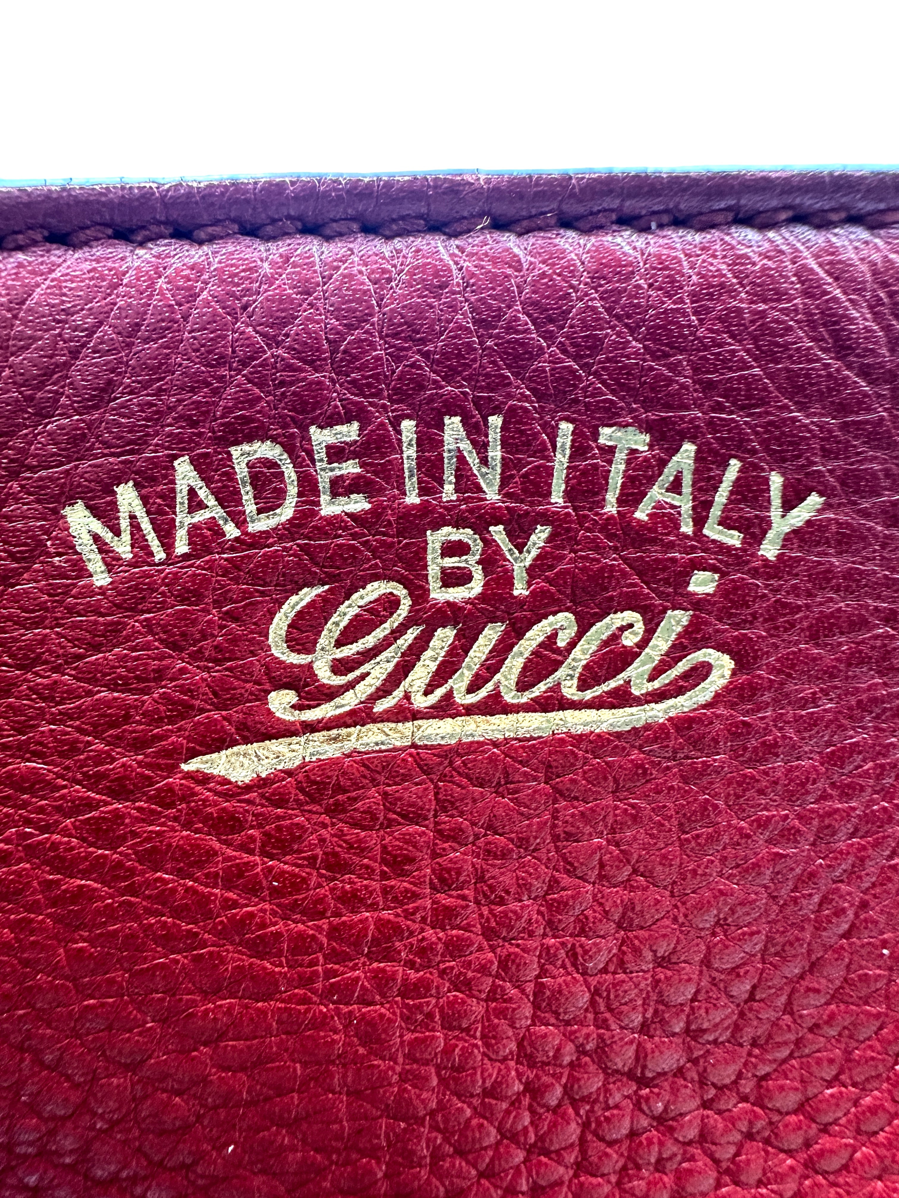 Gucci leather Bamboo shopper handbag gg471