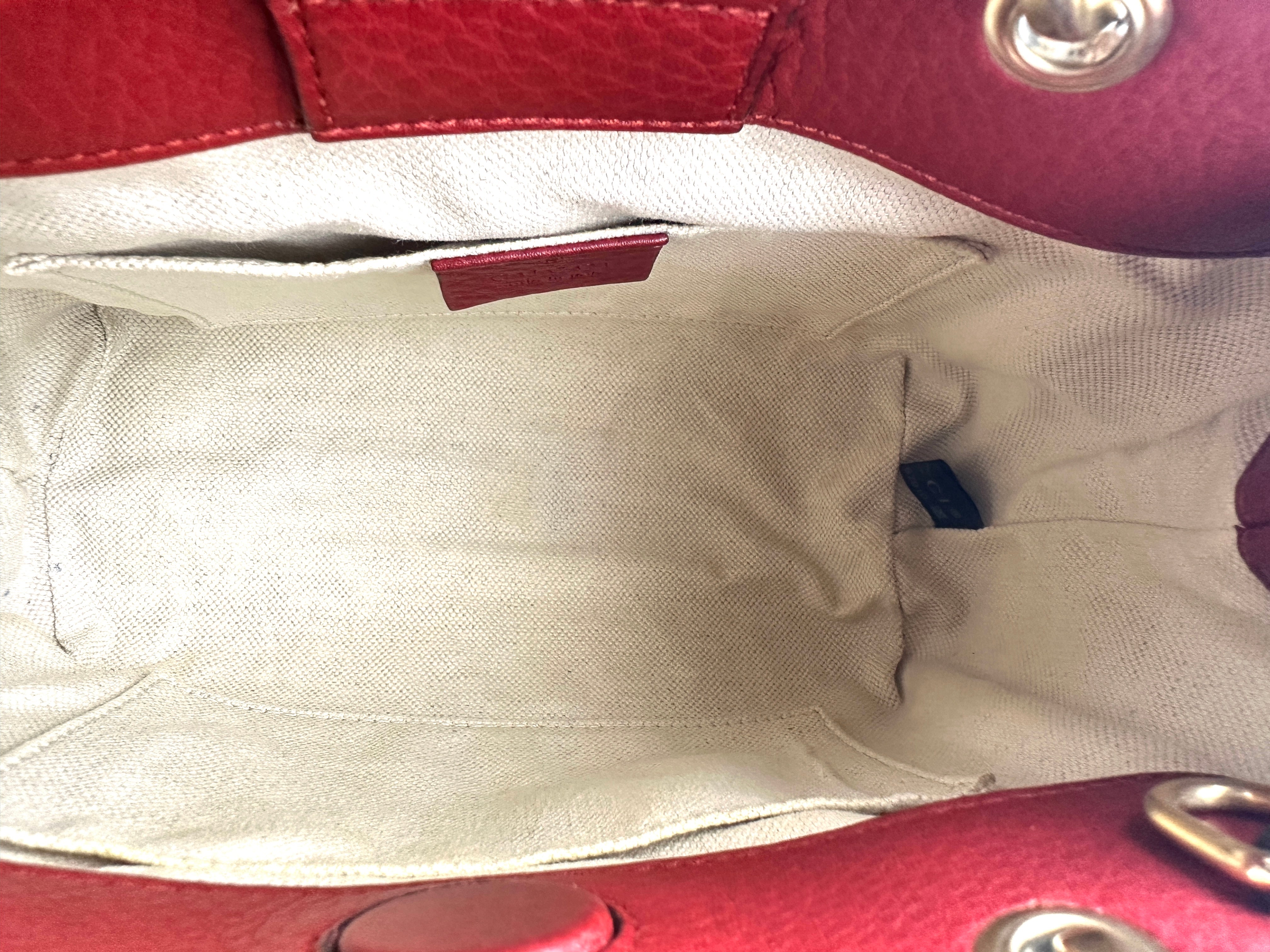 Gucci leather Bamboo shopper handbag gg471