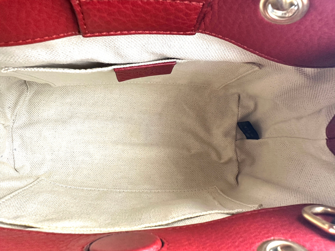 Gucci leather Bamboo shopper handbag gg471
