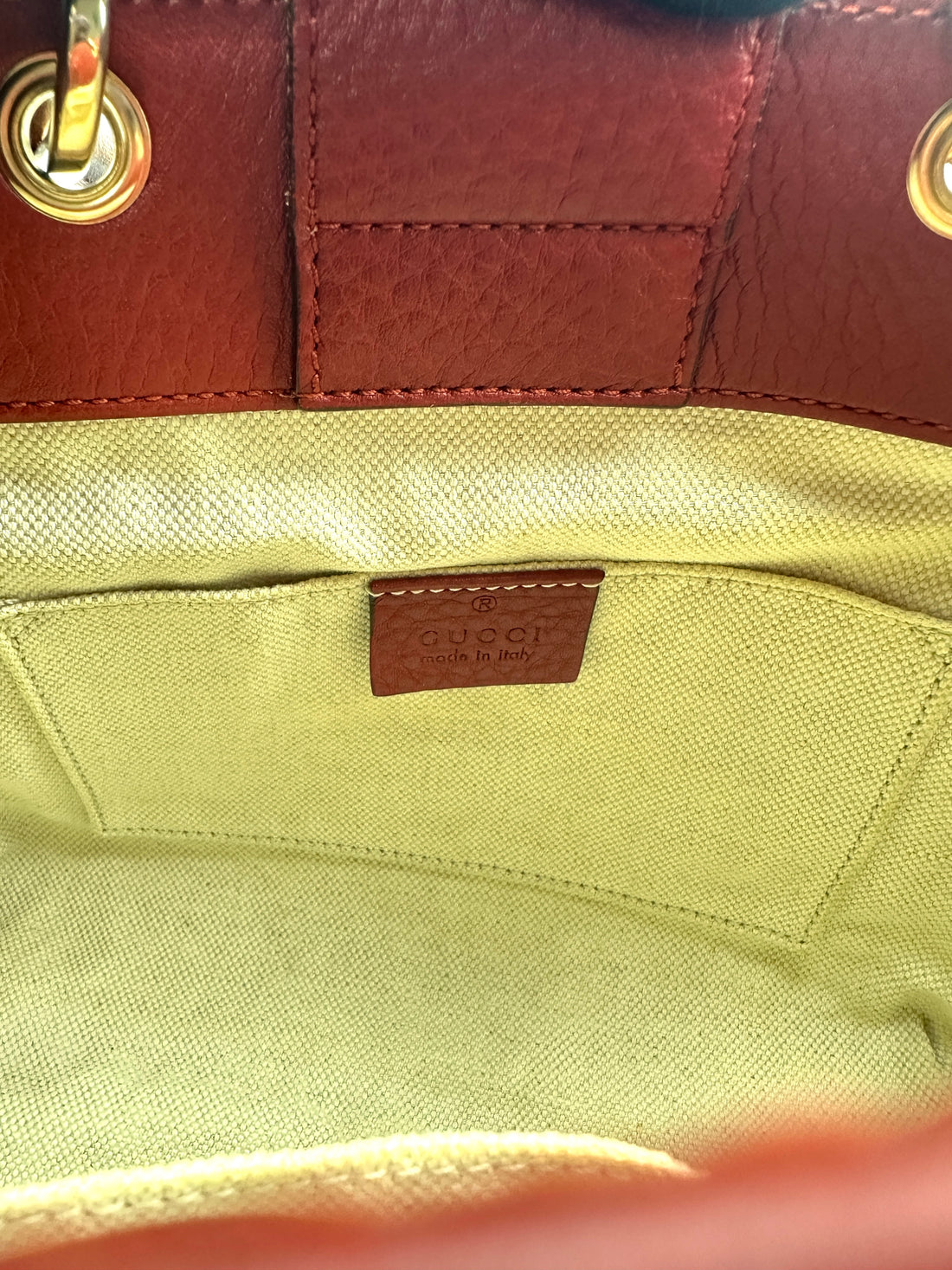 Gucci leather Bamboo shopper handbag gg471