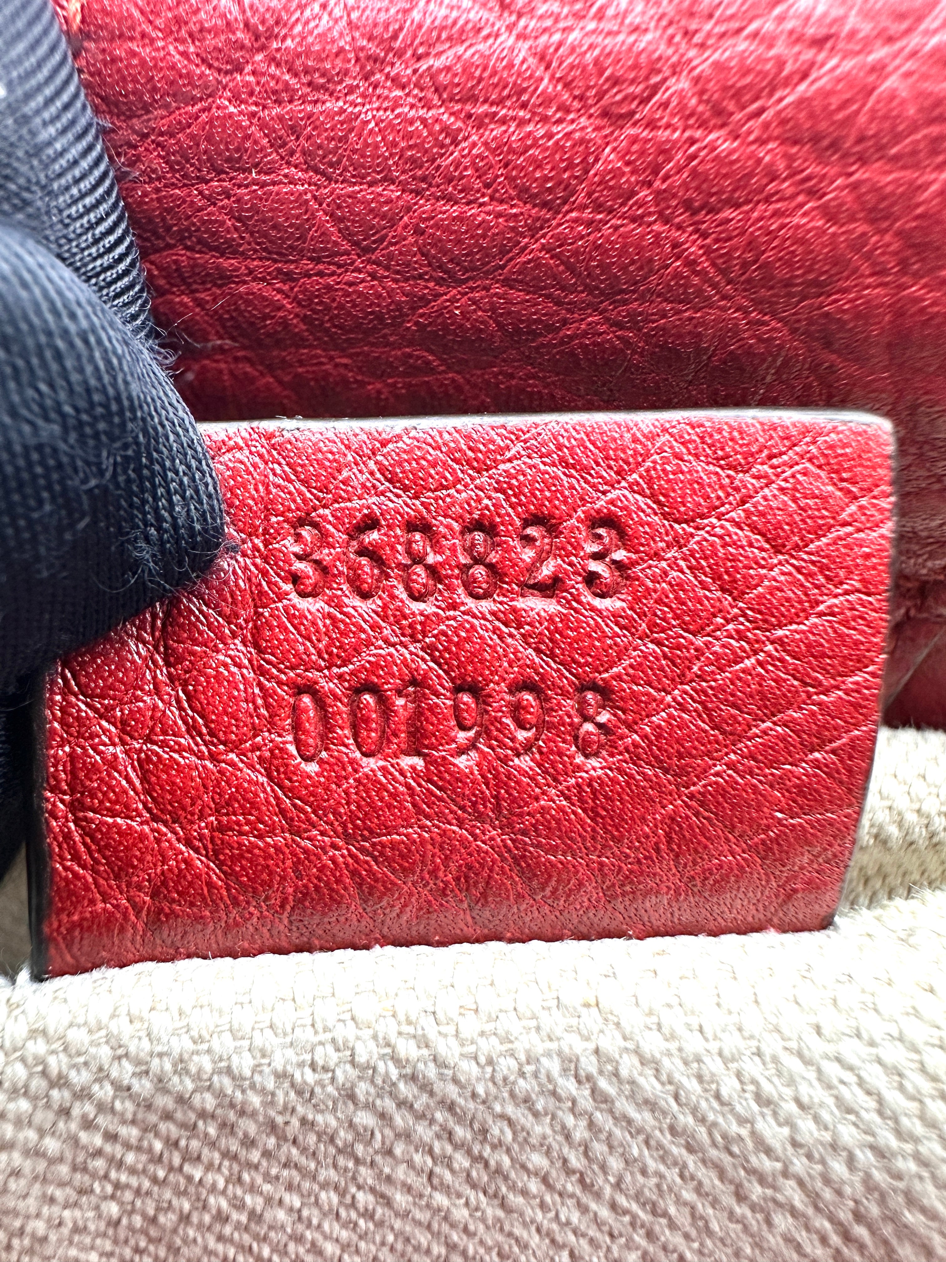 Gucci leather Bamboo shopper handbag gg471