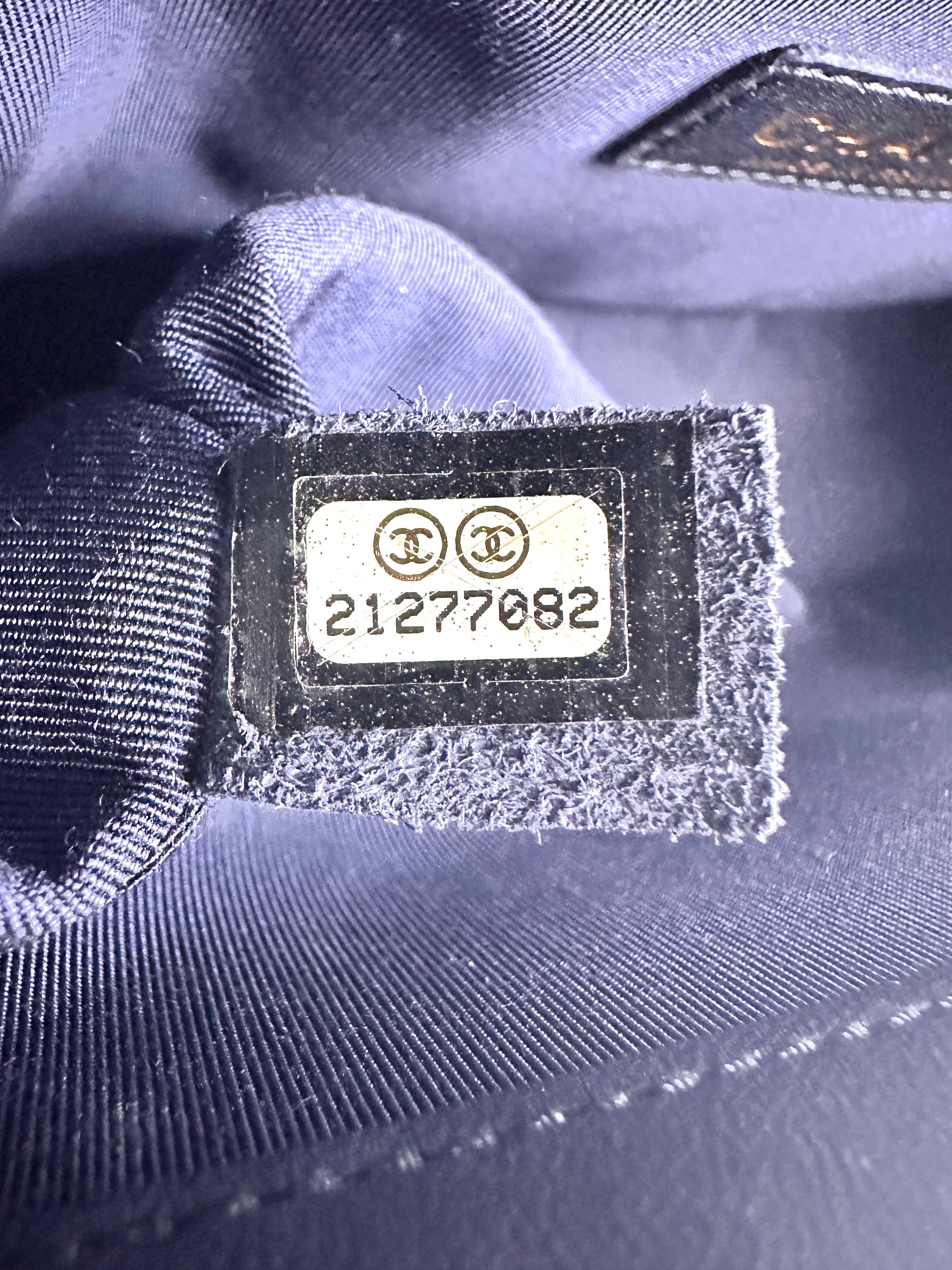 Chanel Quilted Boy Bag Medium Blue (21***82) cc757