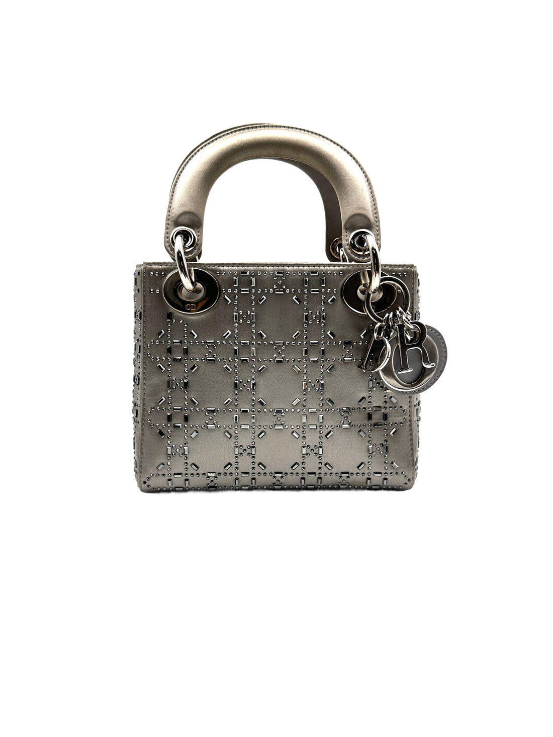 Christian Dior Cannage Lady Dior Mini Grey DR295