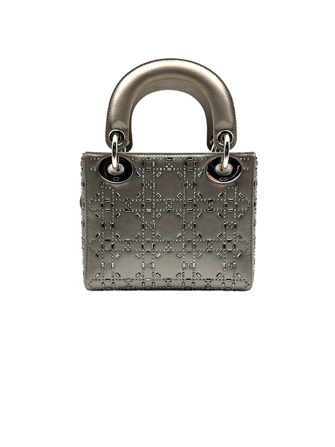 Christian Dior Cannage Lady Dior Mini Grey DR295