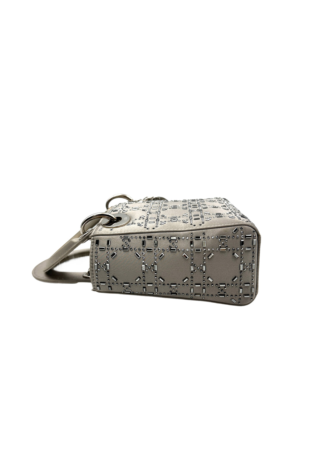 Christian Dior Cannage Lady Dior Mini Grey DR295