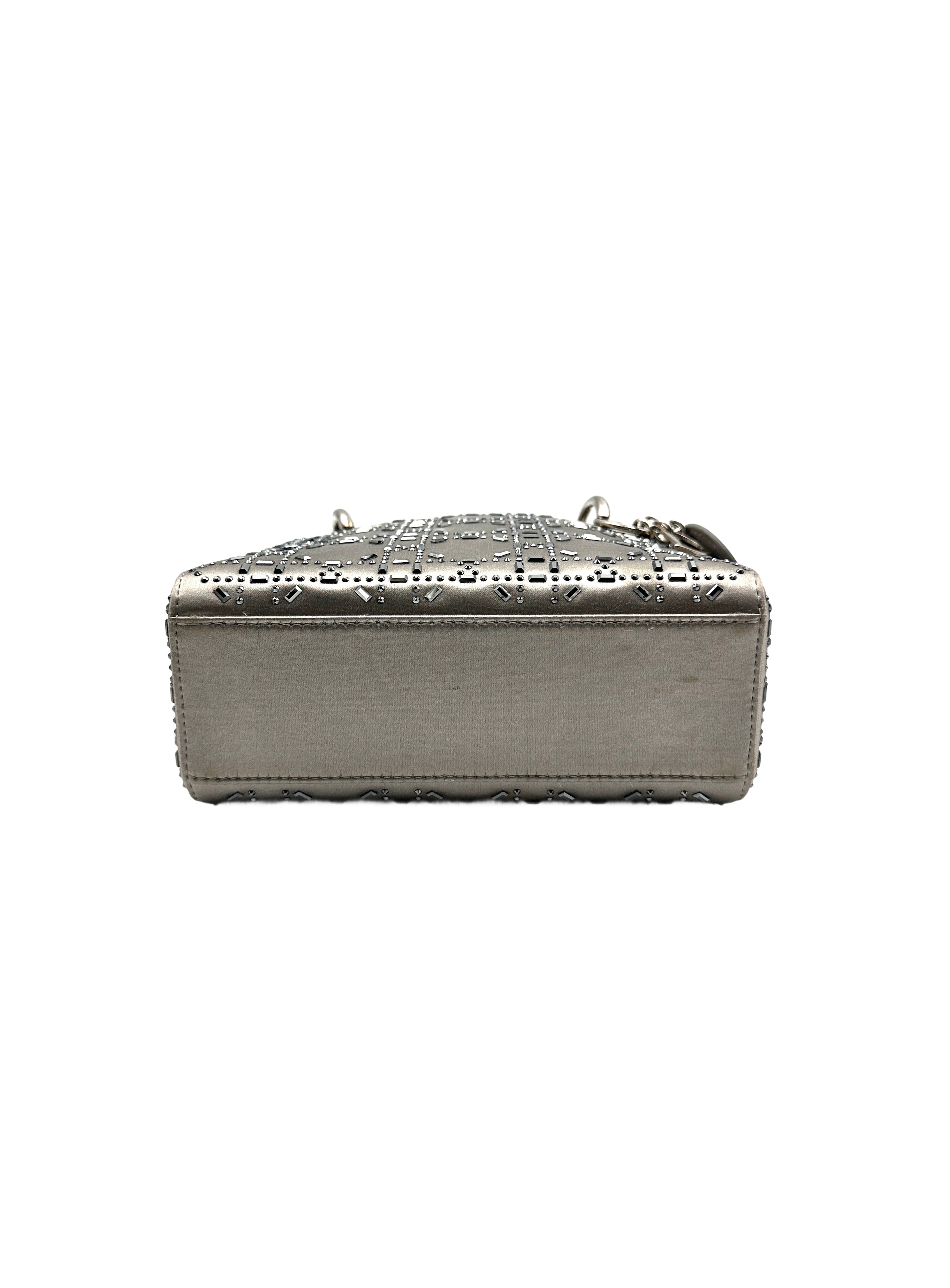Christian Dior Cannage Lady Dior Mini Grey DR295