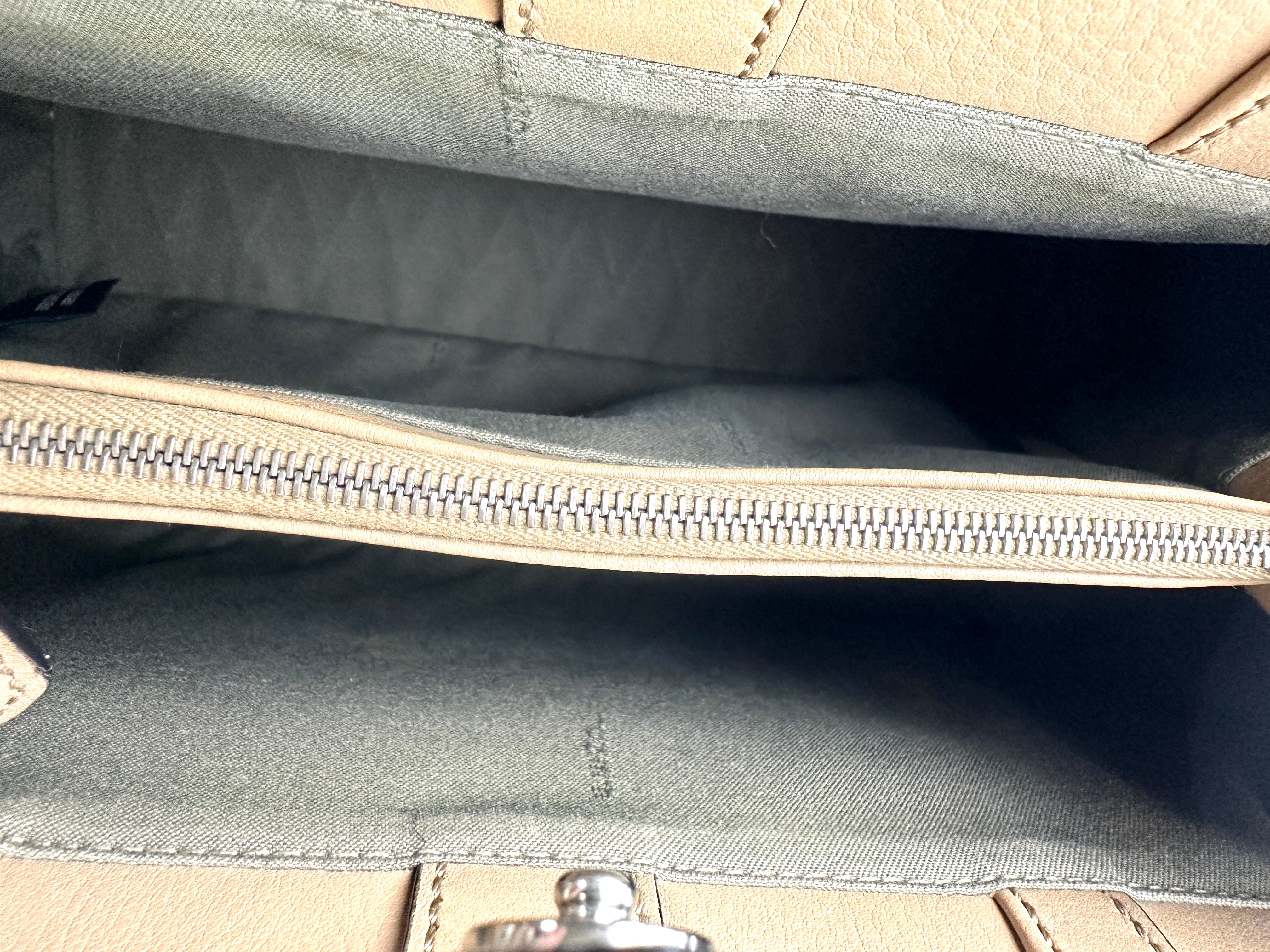 Fendi 2Jours Handbag Woven Raffia Petite FF50