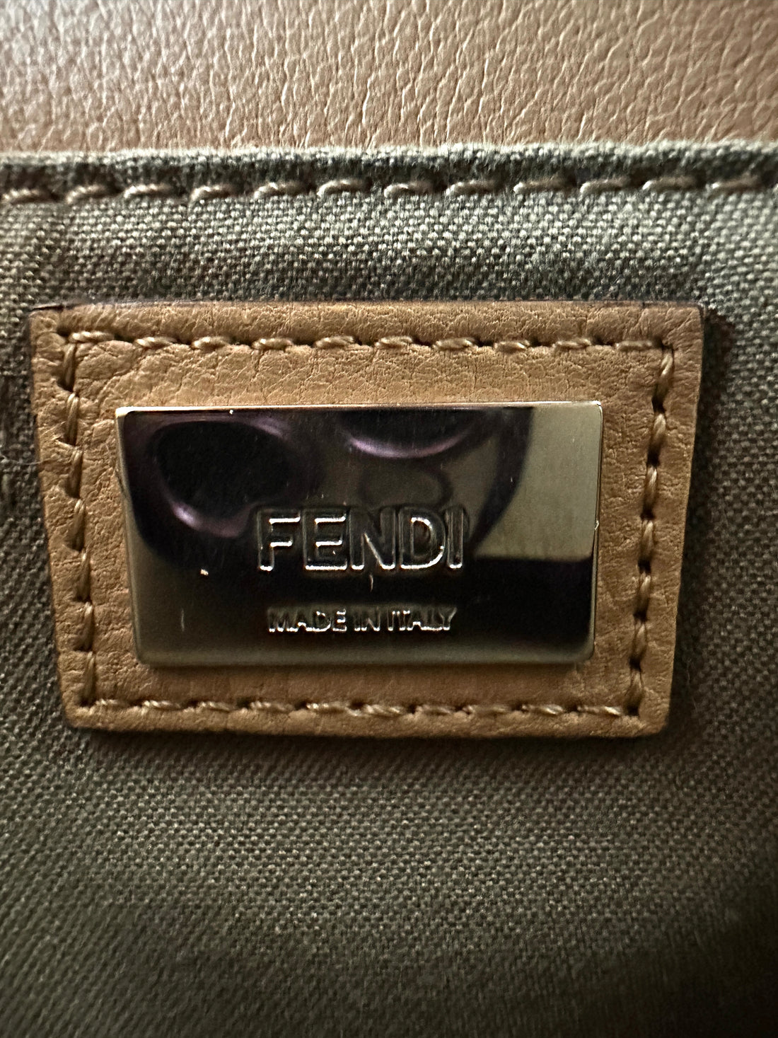 Fendi 2Jours Handbag Woven Raffia Petite FF50