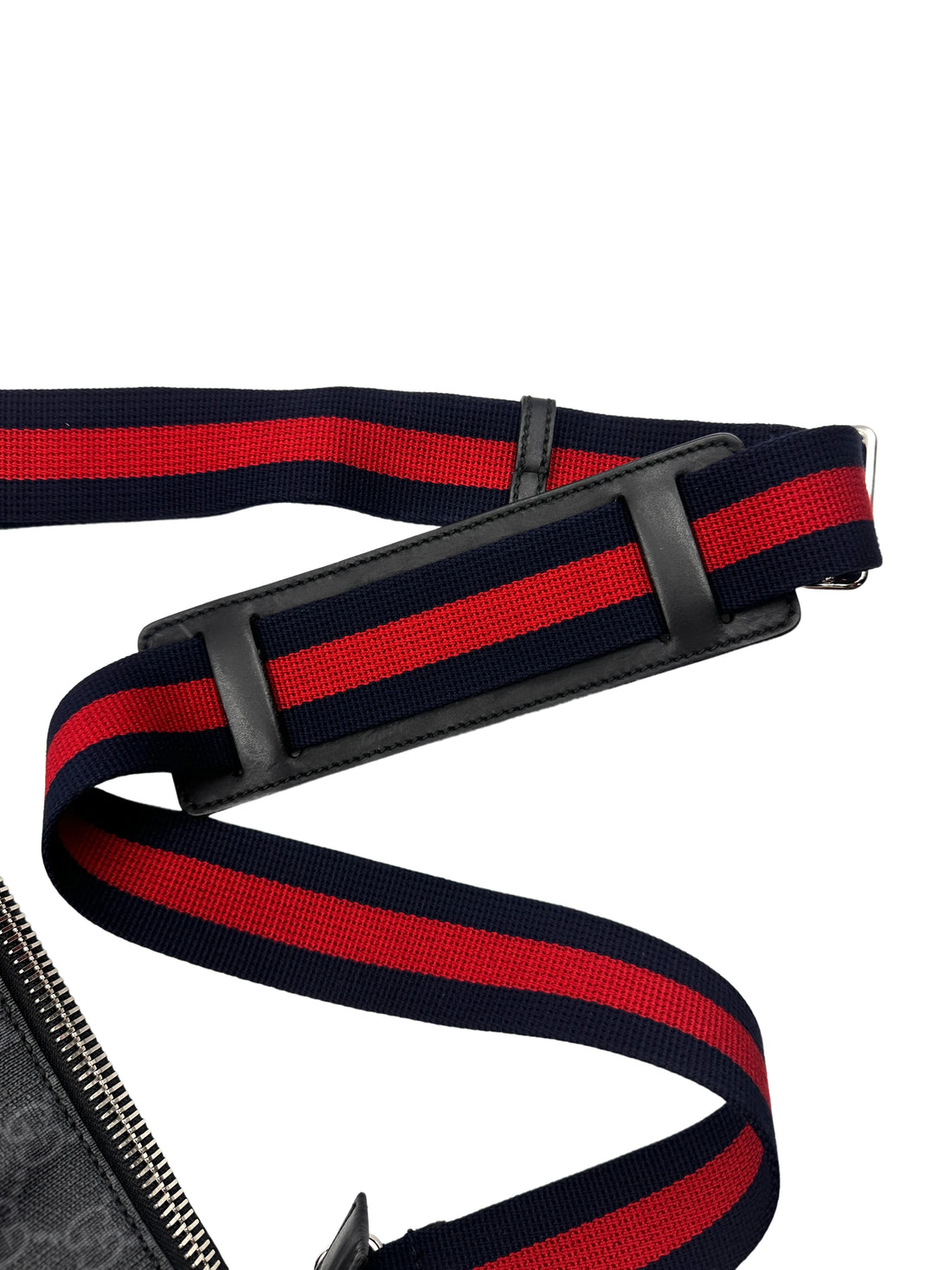 Gucci GG Night Courrier Zip Messenger Coated Canvas with Applique Black GG511