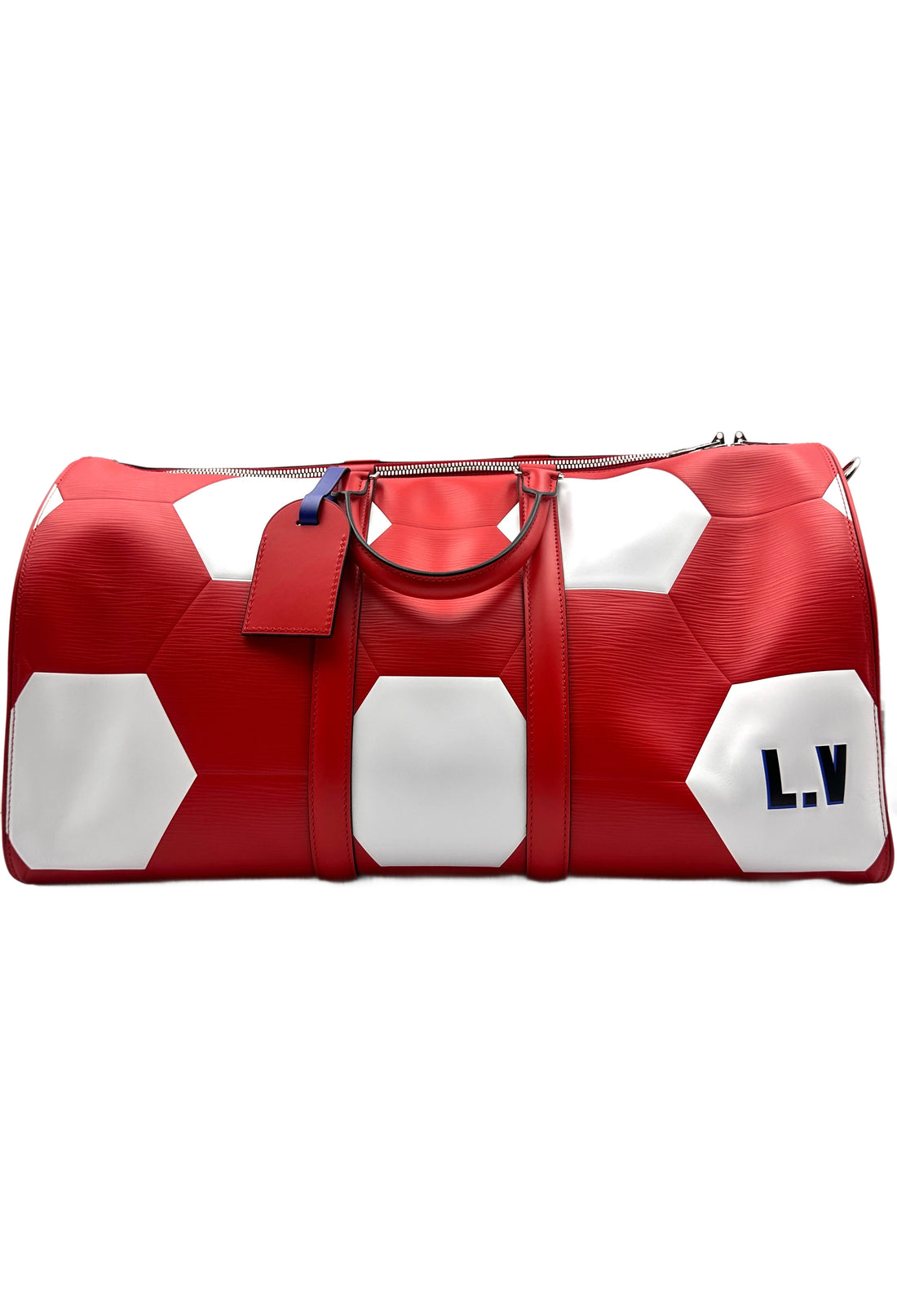 Louis Vuitton x FIFA World Cup Keepall Bandouliere Travel Bag Large Red LV1302
