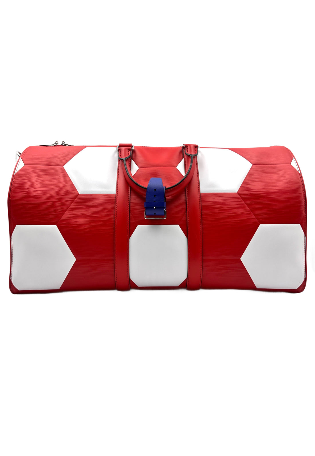 Louis Vuitton x FIFA World Cup Keepall Bandouliere Travel Bag Large Red LV1302