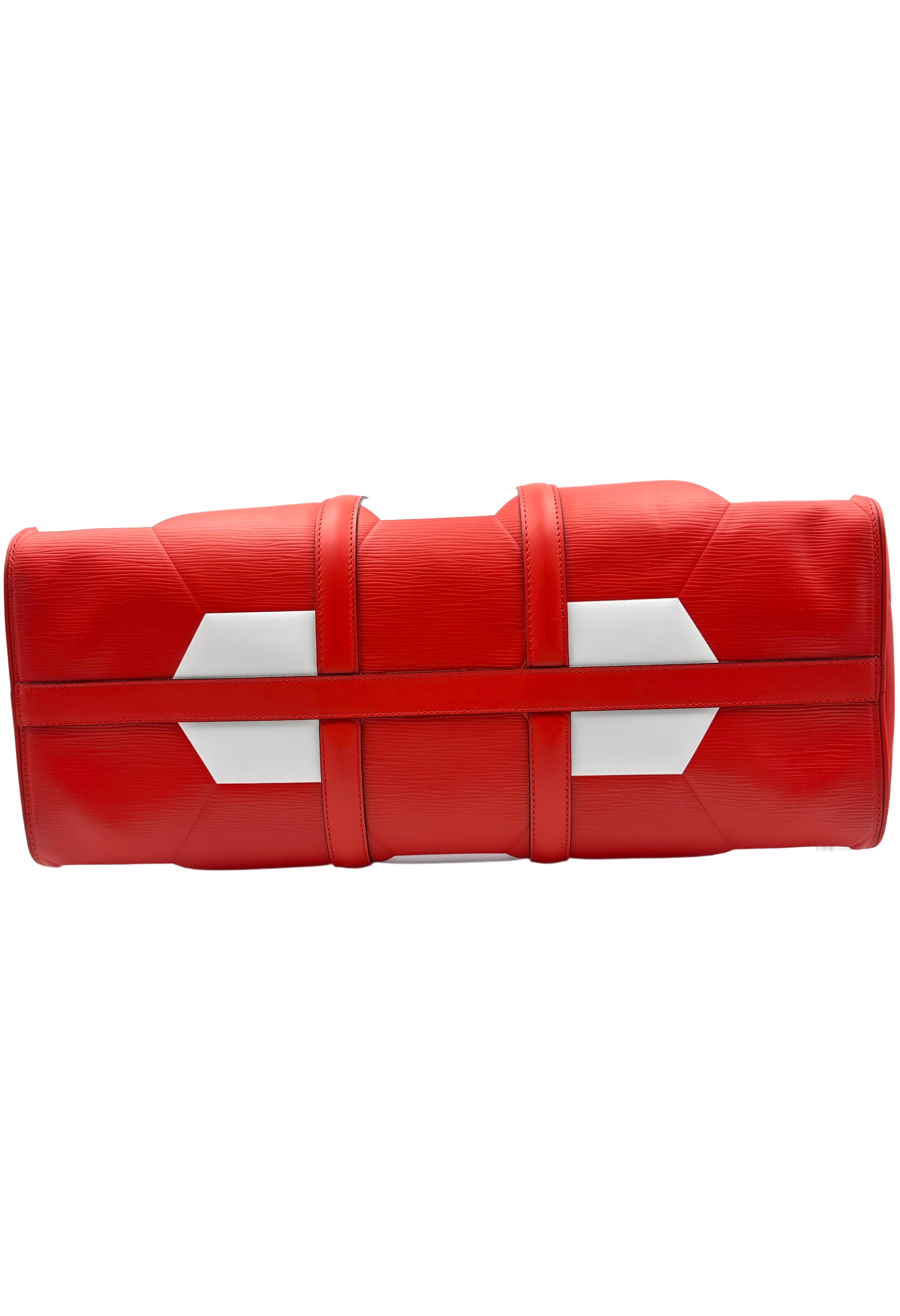 Louis Vuitton x FIFA World Cup Keepall Bandouliere Travel Bag Large Red LV1302