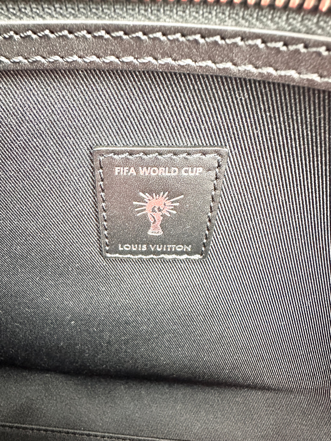 Louis Vuitton x FIFA World Cup Keepall Bandouliere Travel Bag Large Red LV1302