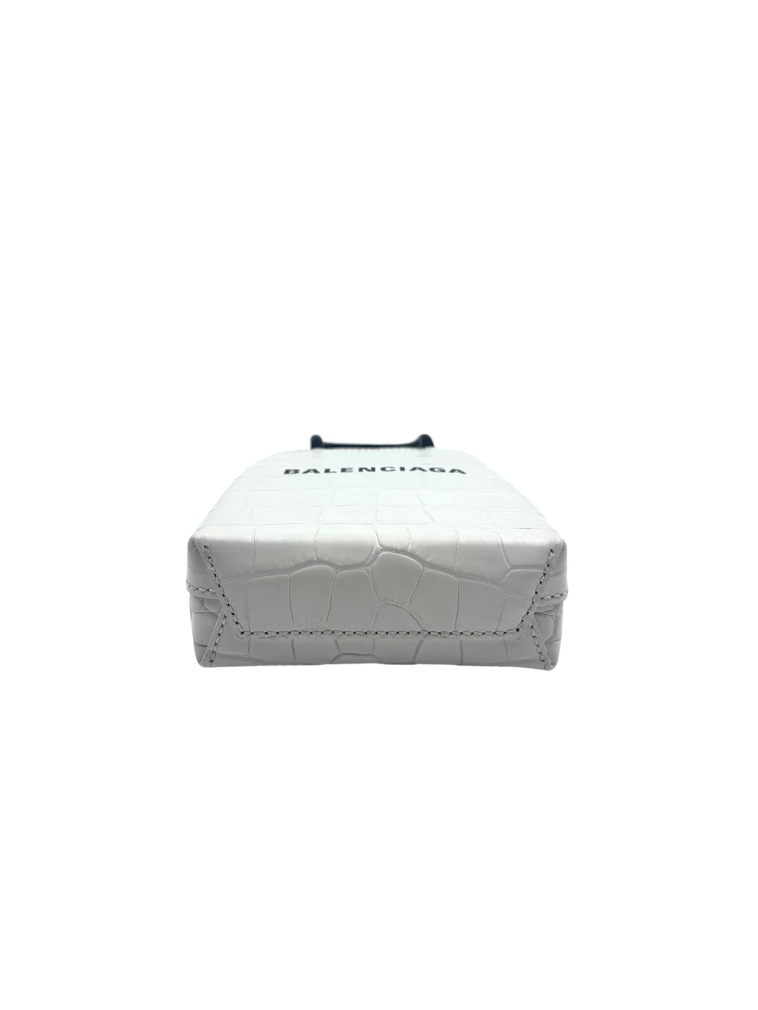 Balenciaga Leather Phone Bag Mini White BB45
