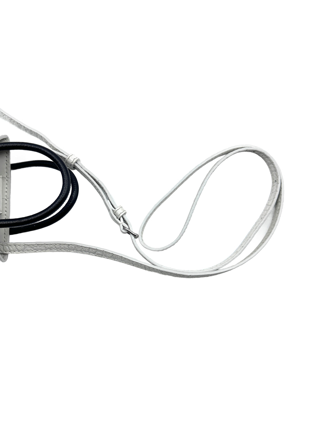 Balenciaga Leather Phone Bag Mini White BB45