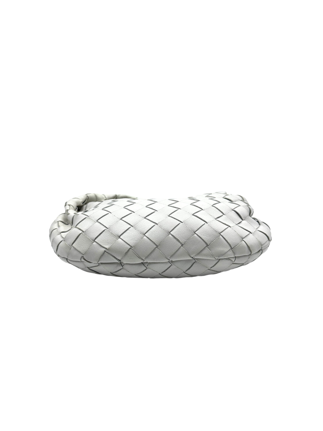 Bottega Veneta Intrecciato Jodie Knot Bag White BV61