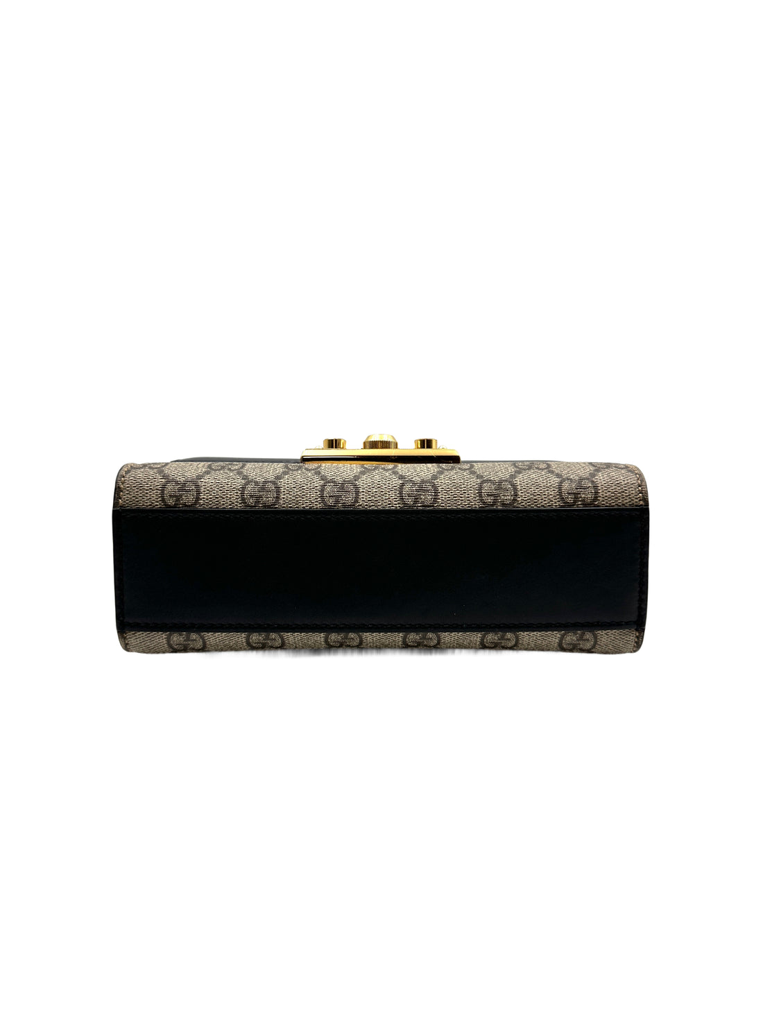 Gucci GG Padlock Shoulder Bag Canvas and Black GG530