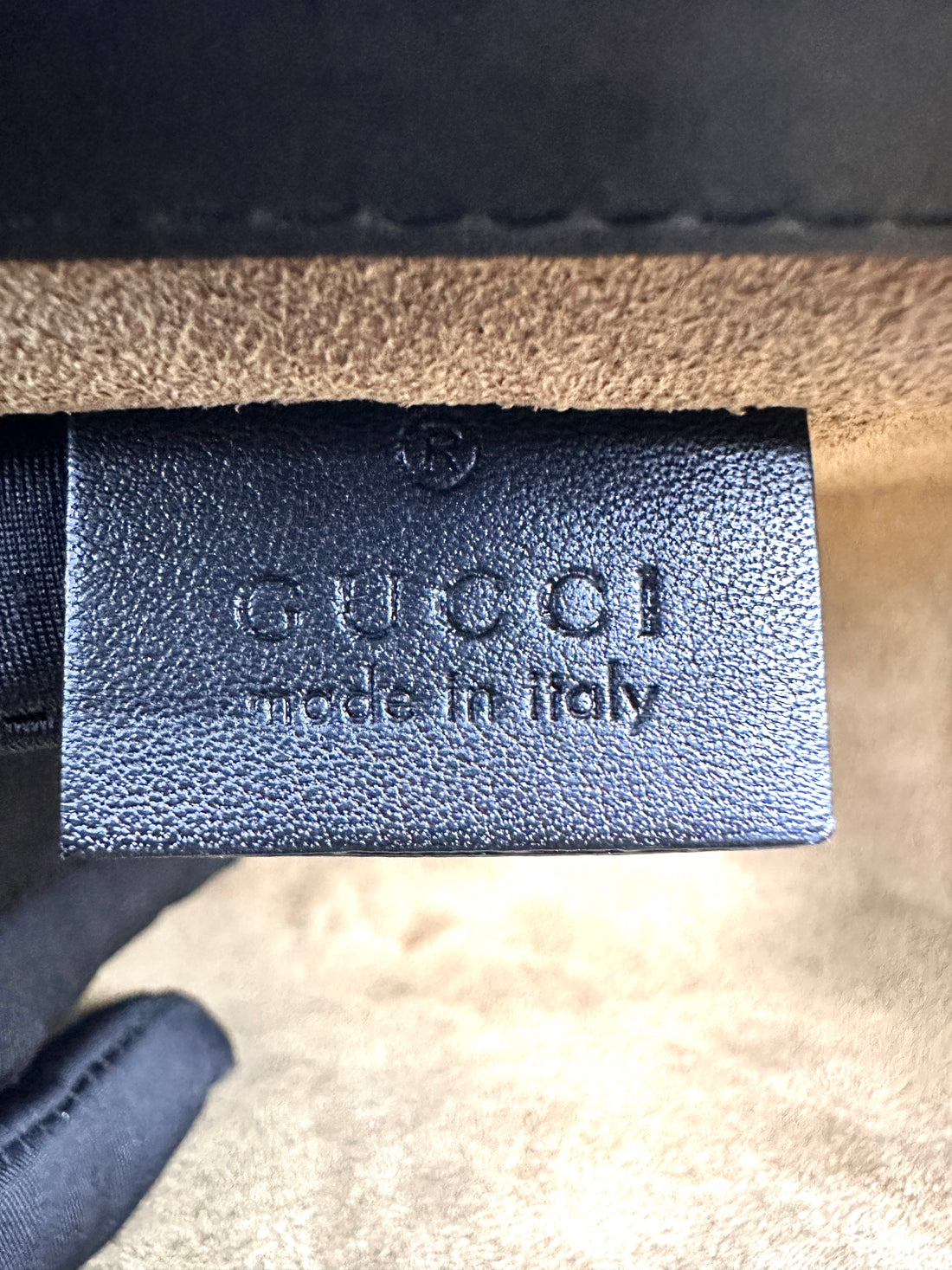 Gucci GG Padlock Shoulder Bag Canvas and Black GG530