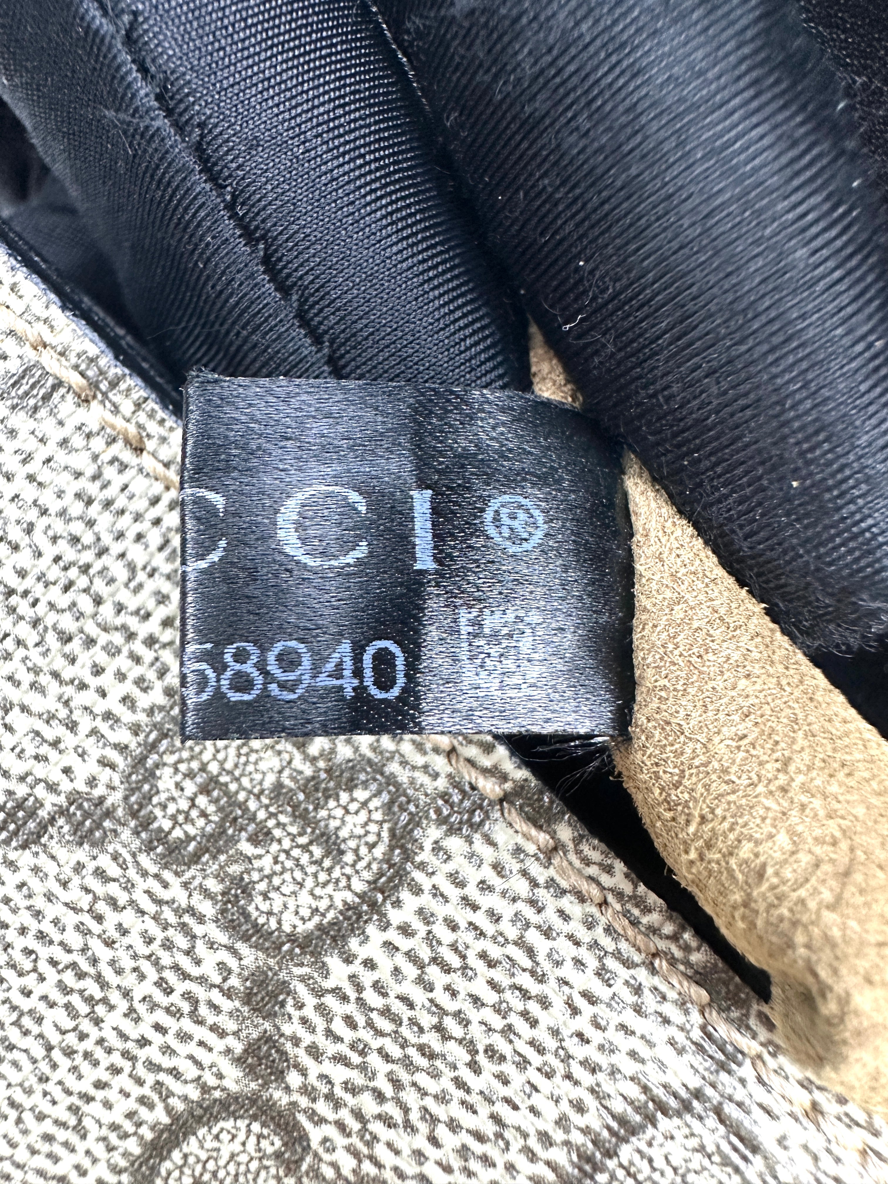 Gucci GG Padlock Shoulder Bag Canvas and Black GG530