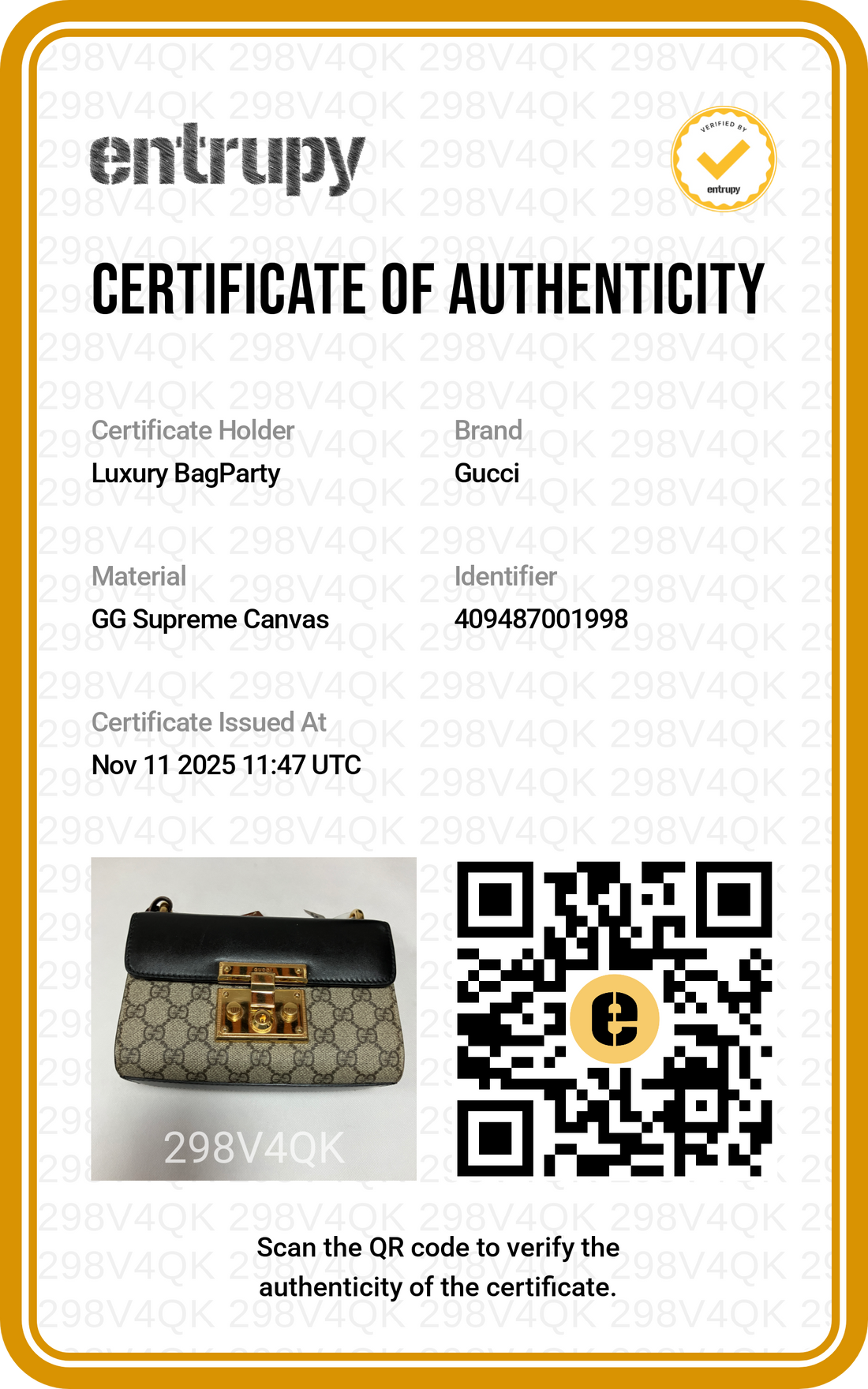 Gucci GG Padlock Shoulder Bag Canvas and Black GG530