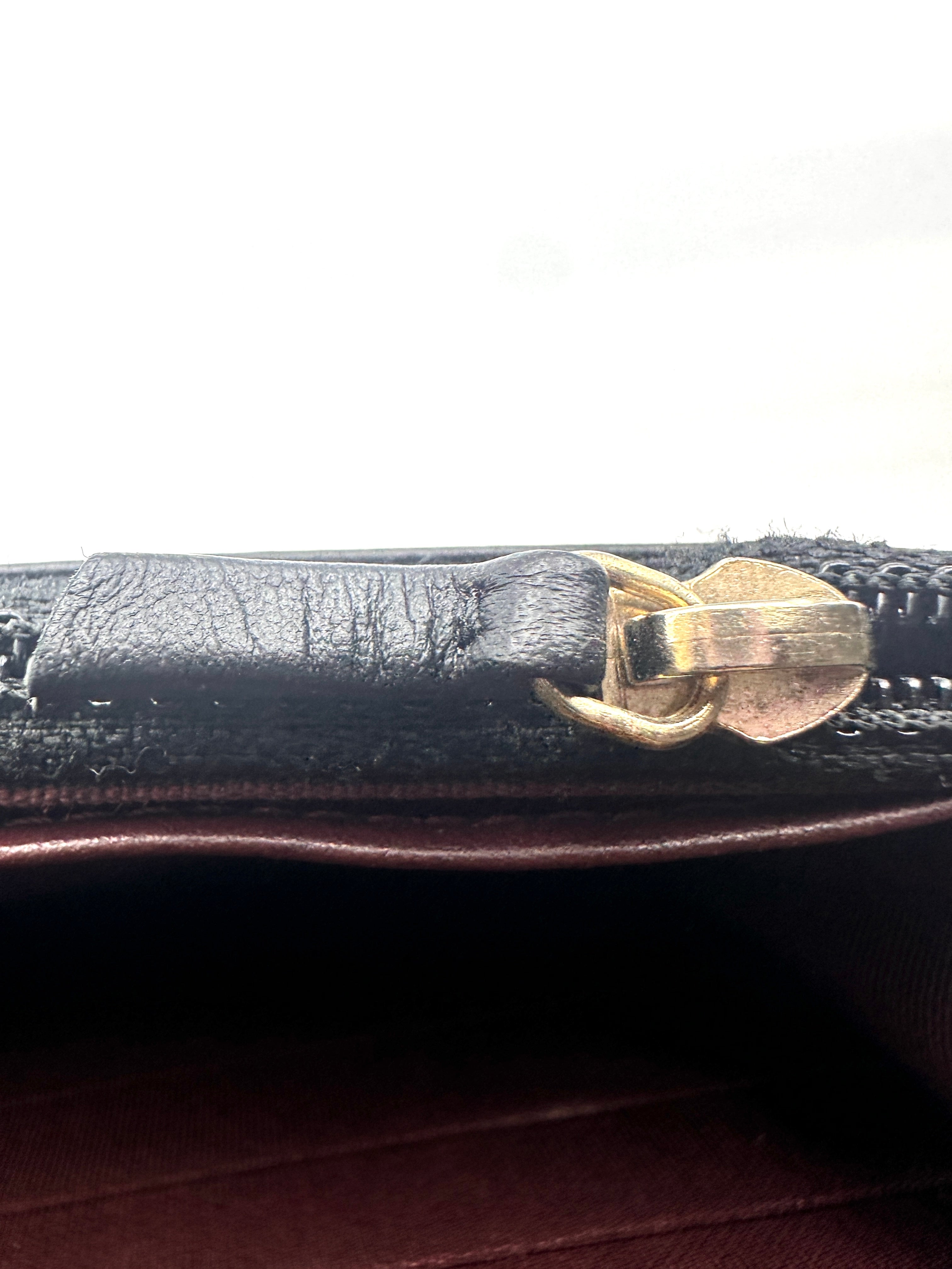Chanel Quilted Lucky Charm Wallet on Chain Black (24***28) CC779