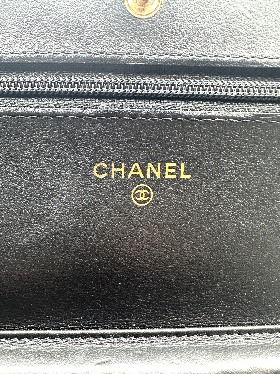 Chanel Quilted Lucky Charm Wallet on Chain Black (24***28) CC779