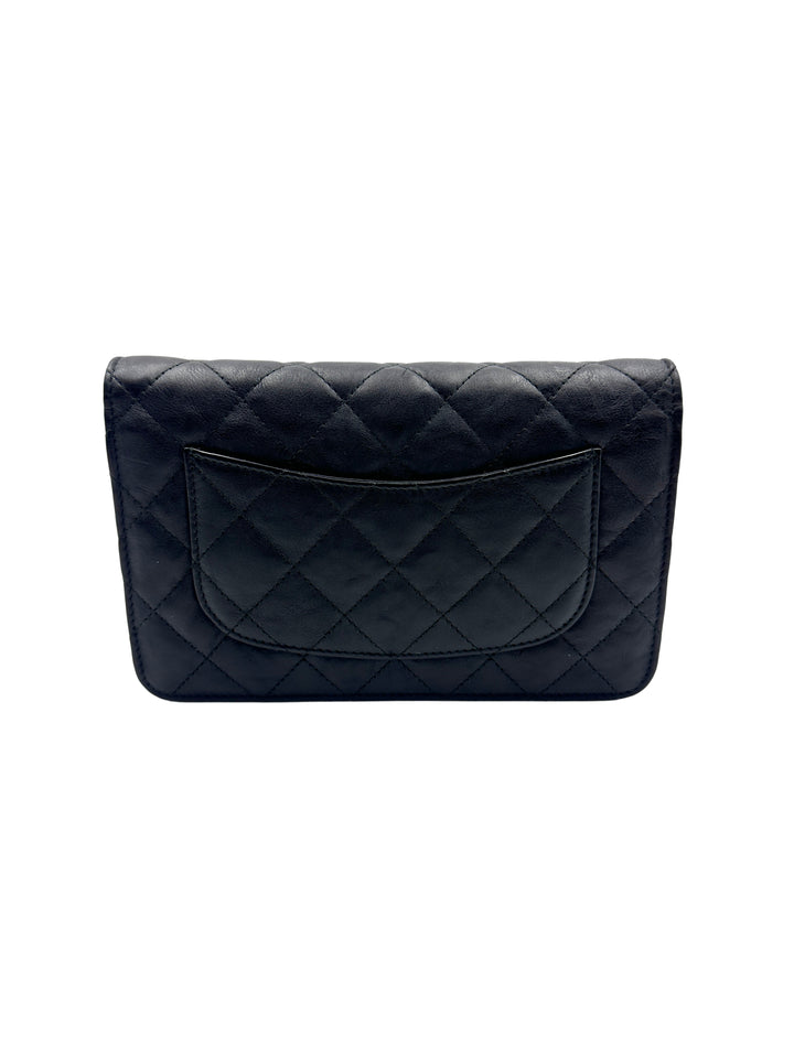 Chanel Quilted Calfskin WOC Black/Black (24***01) CC776