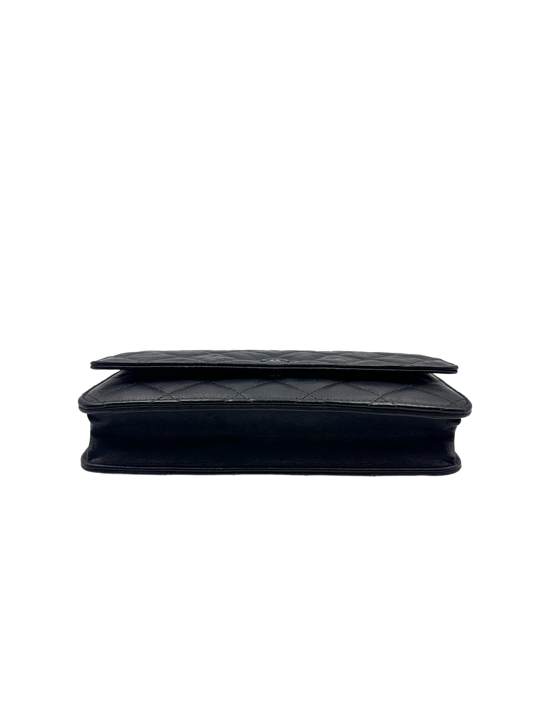 Chanel Quilted Calfskin WOC Black/Black (24***01) CC776