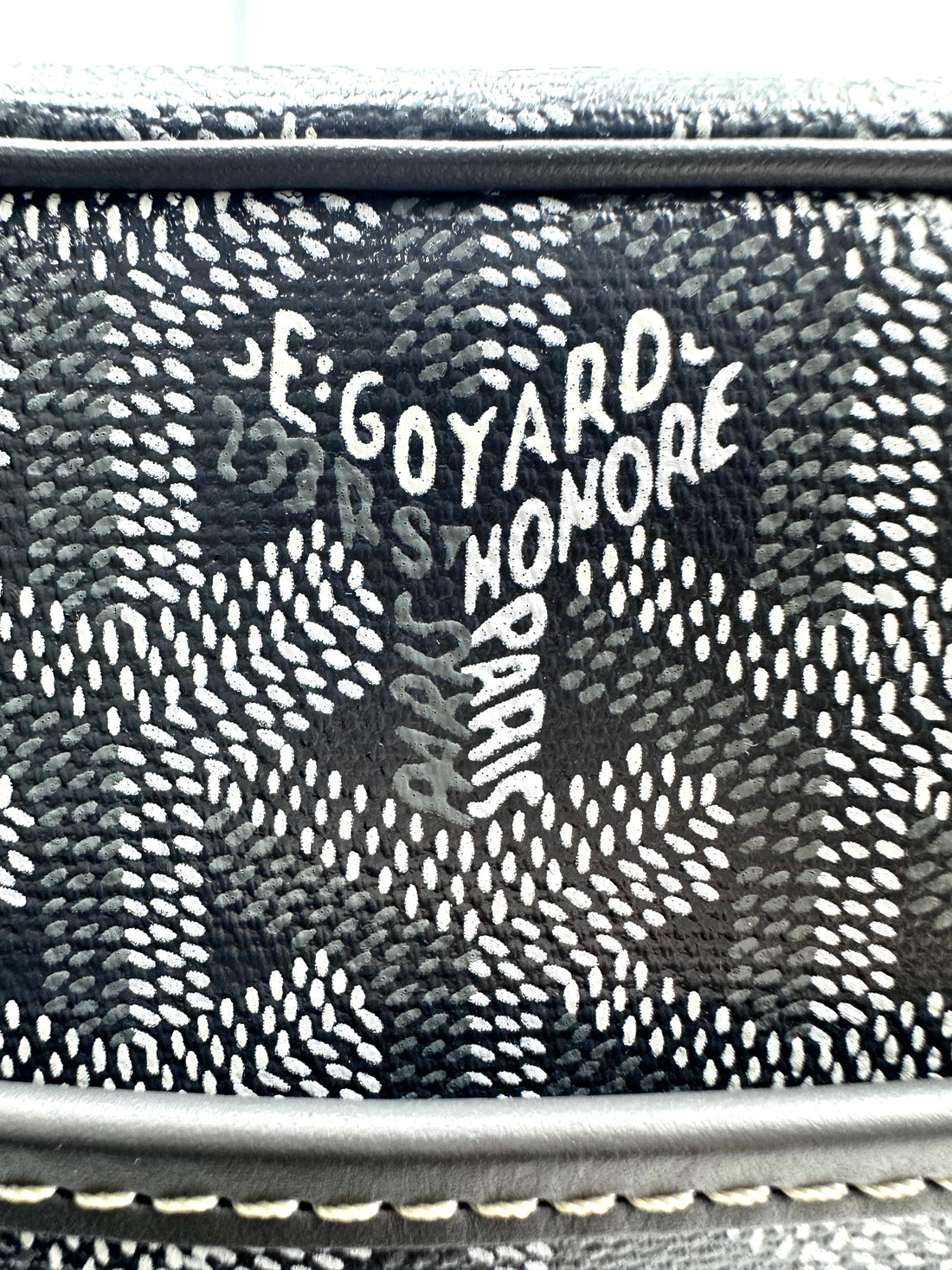 Goyard Goyardine canvas Cap-Vert PM bag grey GR22