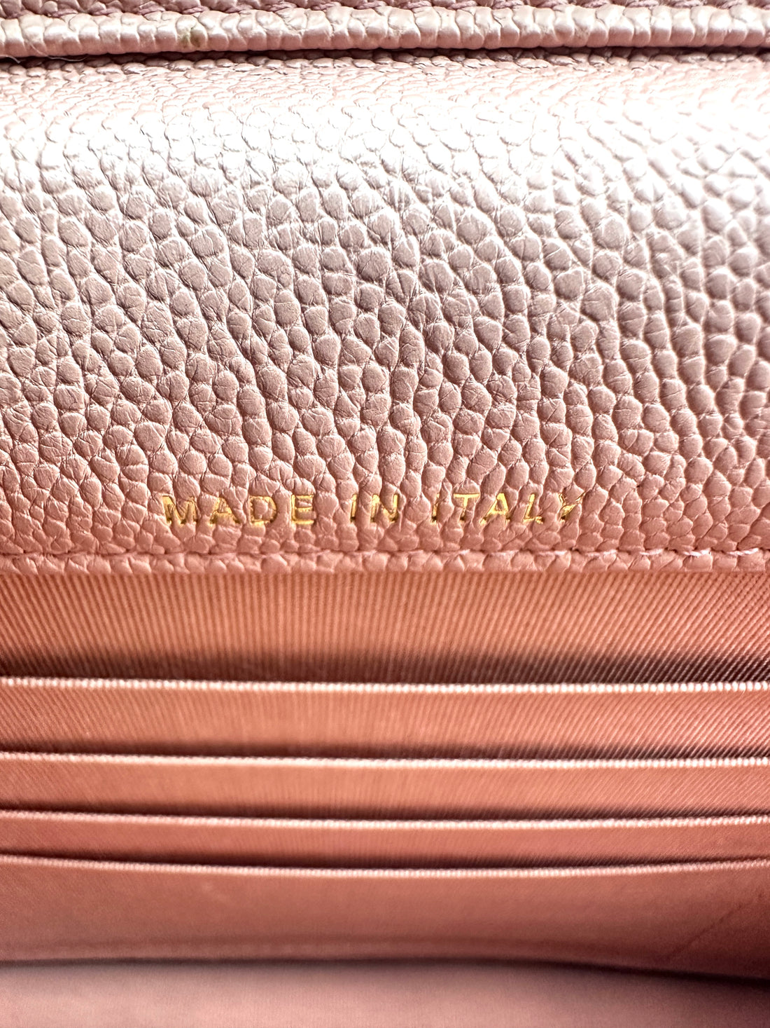 Chanel caviar leather Boy Wallet On Chain pink (25***79) CC811