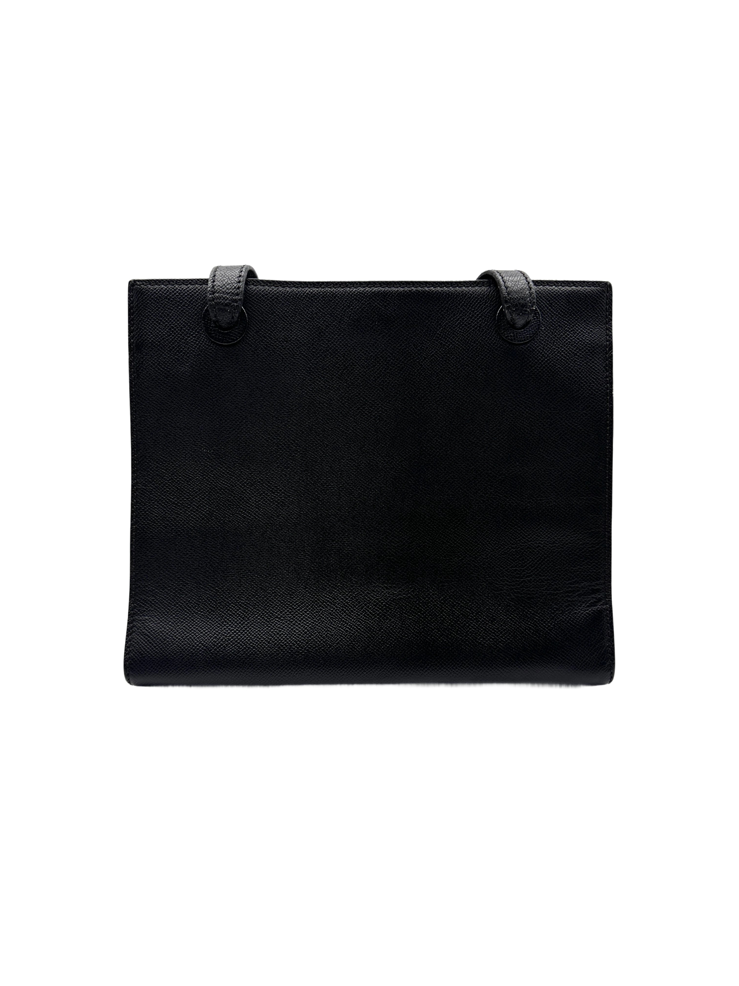 Chanel Caviar Logo Tote black (55***18) CC815